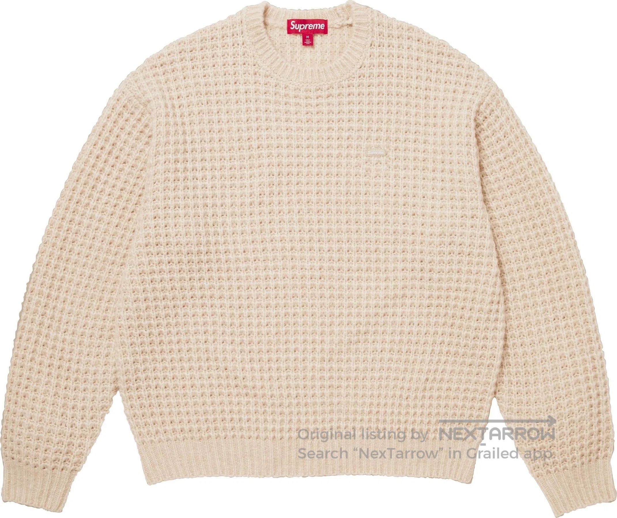 Supreme Supreme Small Box Waffle Sweater. Size US S / EU 44-46 / 1 - 3 Thumbnail