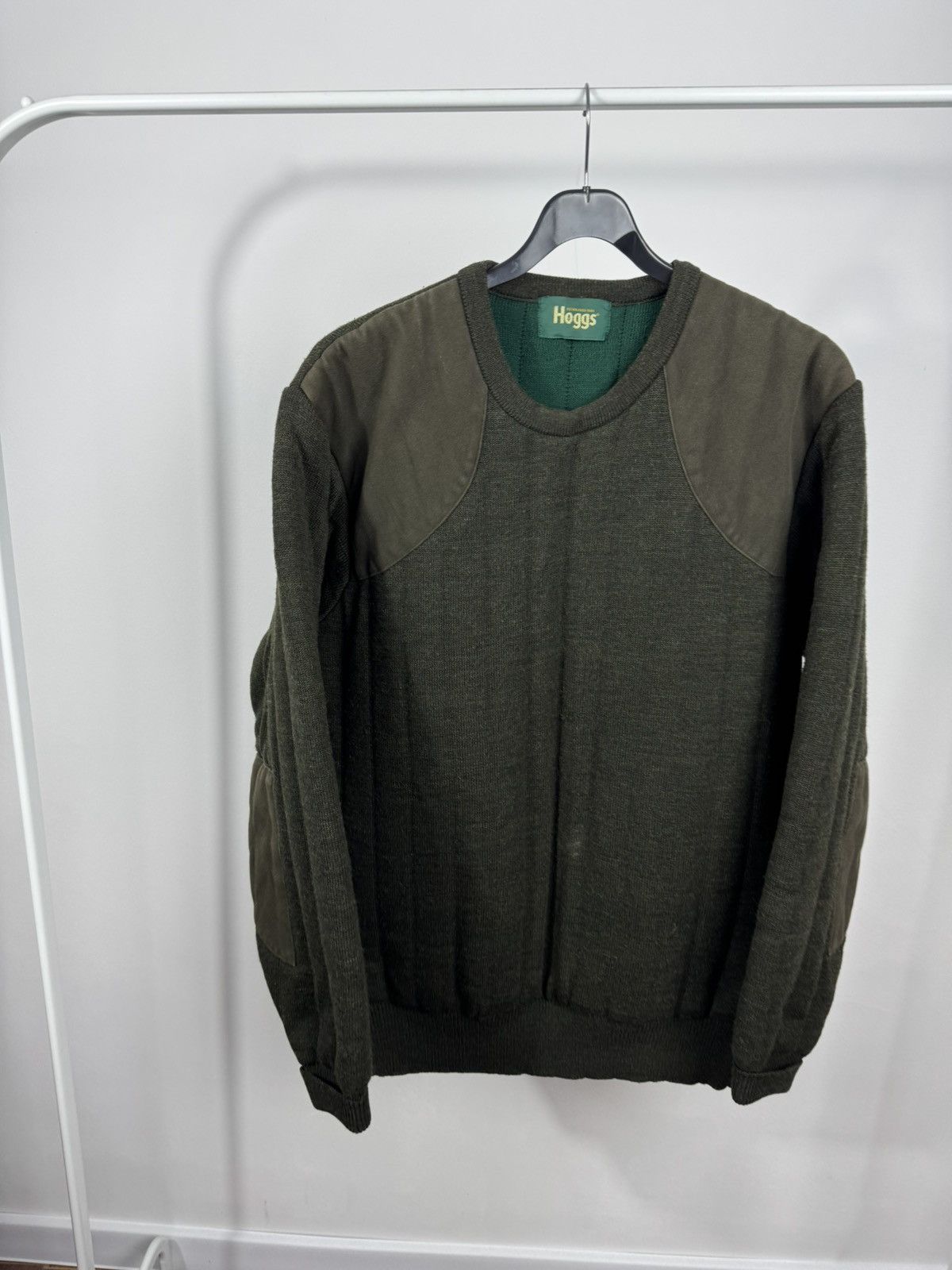 Other Hoggs Quiltknit Wool Hunting Sweater Padded Elbow Shoulder L Size US L / EU 52-54 / 3 - 2 Thumbnail