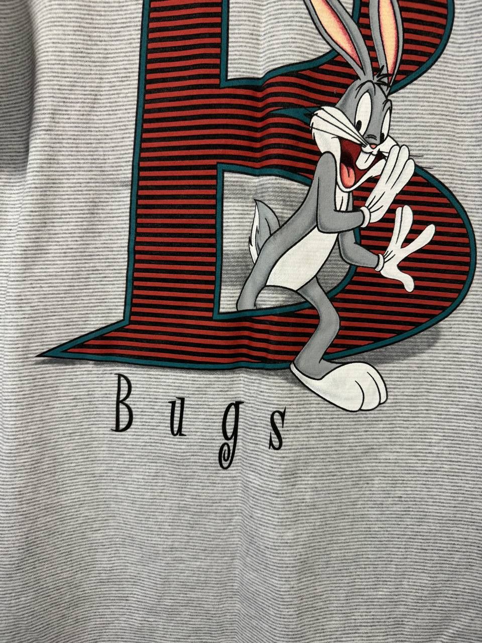 Warner Bros 90's Bugs Bunny Looney Tunes Single Stitch 1998 Tee Size US M / EU 48-50 / 2 - 4 Thumbnail