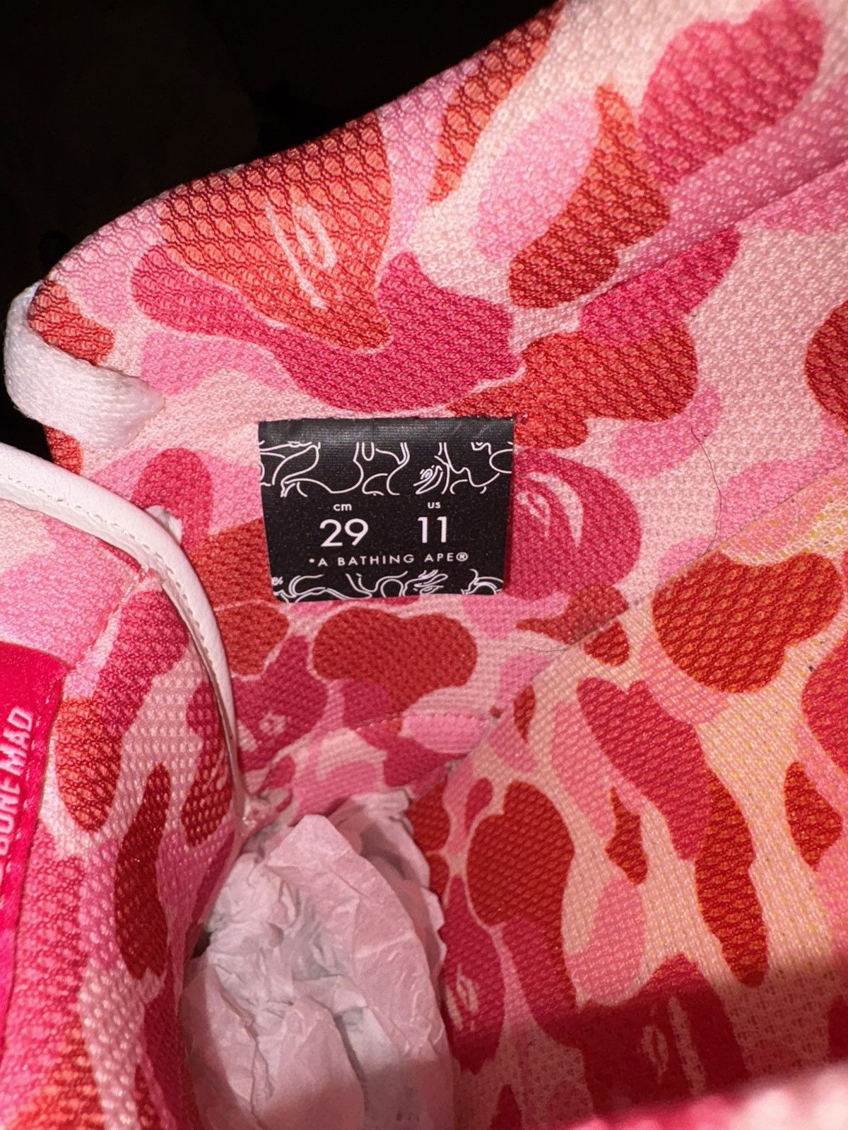Bape Pink Sb Bapesta Size US 11 / EU 44 - 7 Thumbnail