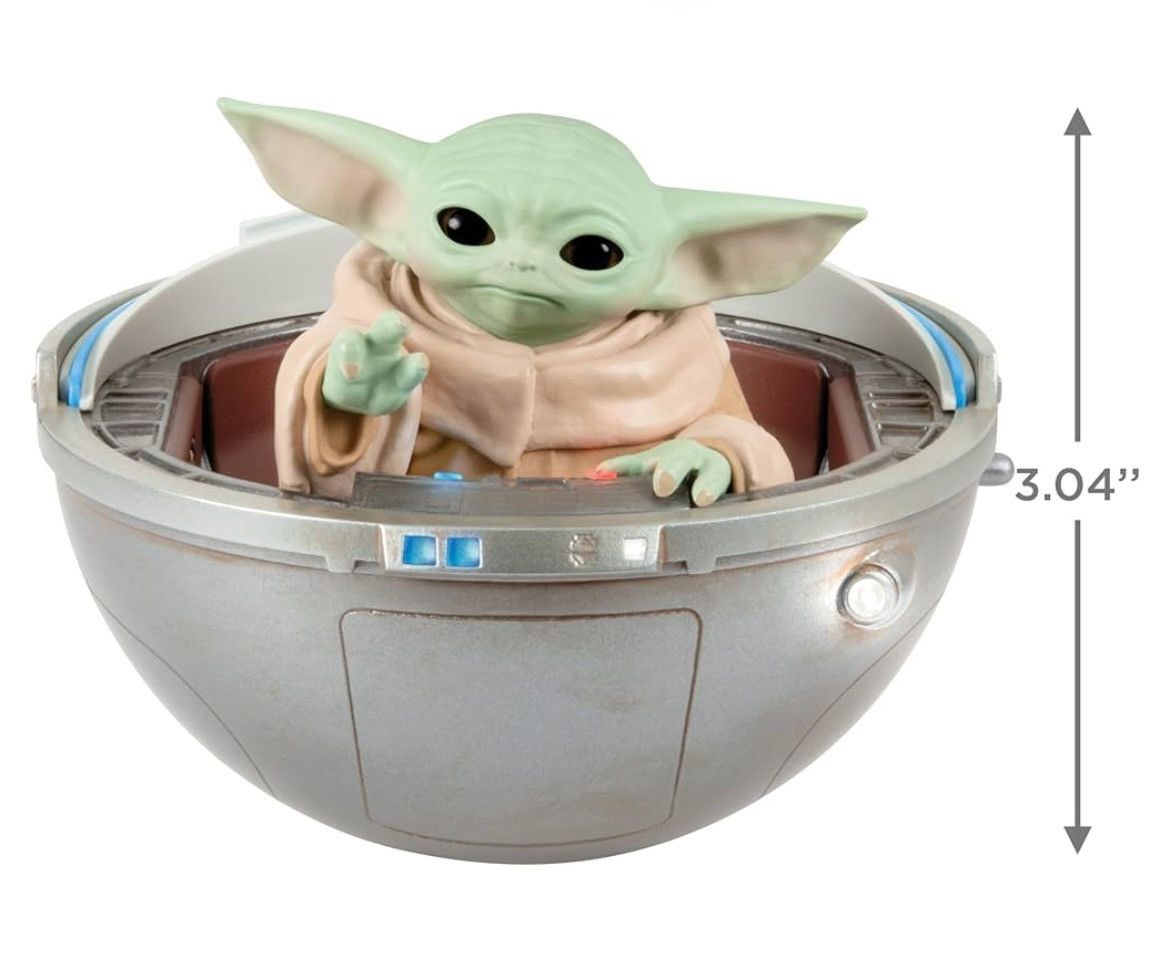 Star Wars Hallmark Keepsake Grogu in Hovering Pram Ornament 2024 Size ONE SIZE - 2 Thumbnail
