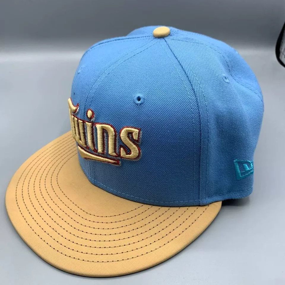 New Era Minnesota Twins Hat Men 7 1/2 59Fifty New Era Fitted Cap Size ONE SIZE - 3 Thumbnail