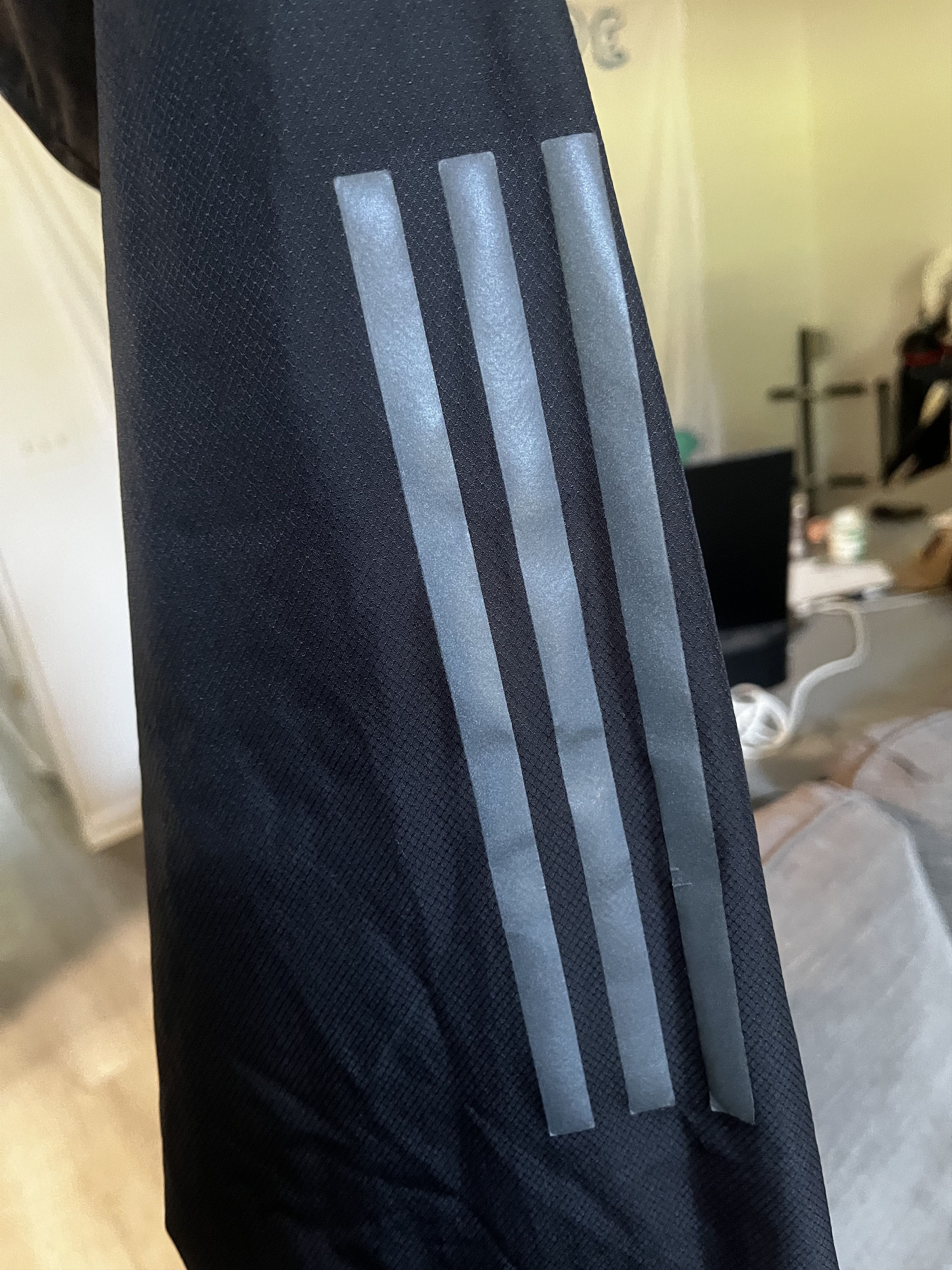 Adidas Adidas Hooded Windbreaker, Reflective Stripes, Full zip Size US L / EU 52-54 / 3 - 4 Thumbnail