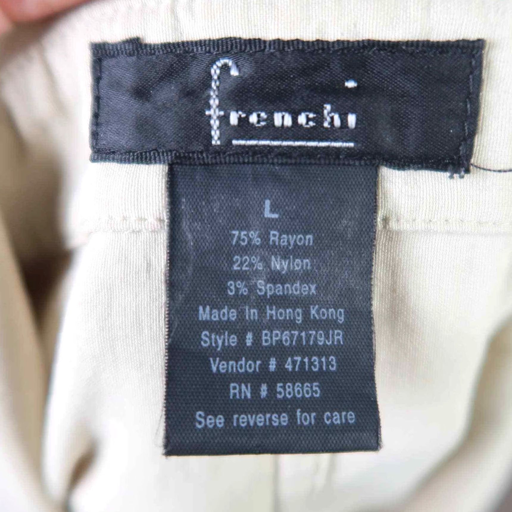 Vintage VINTAGE Frenchi Jacket Women's 90s Khaki Tan Mid-Length Lightweight Nylon Button Front L Size L / US 10 / IT 46 - 5 Thumbnail