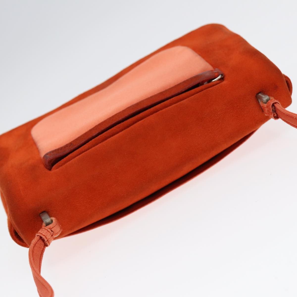 Prada PRADA Shoulder Bag Suede Orange Silver Size ONE SIZE - 6 Thumbnail