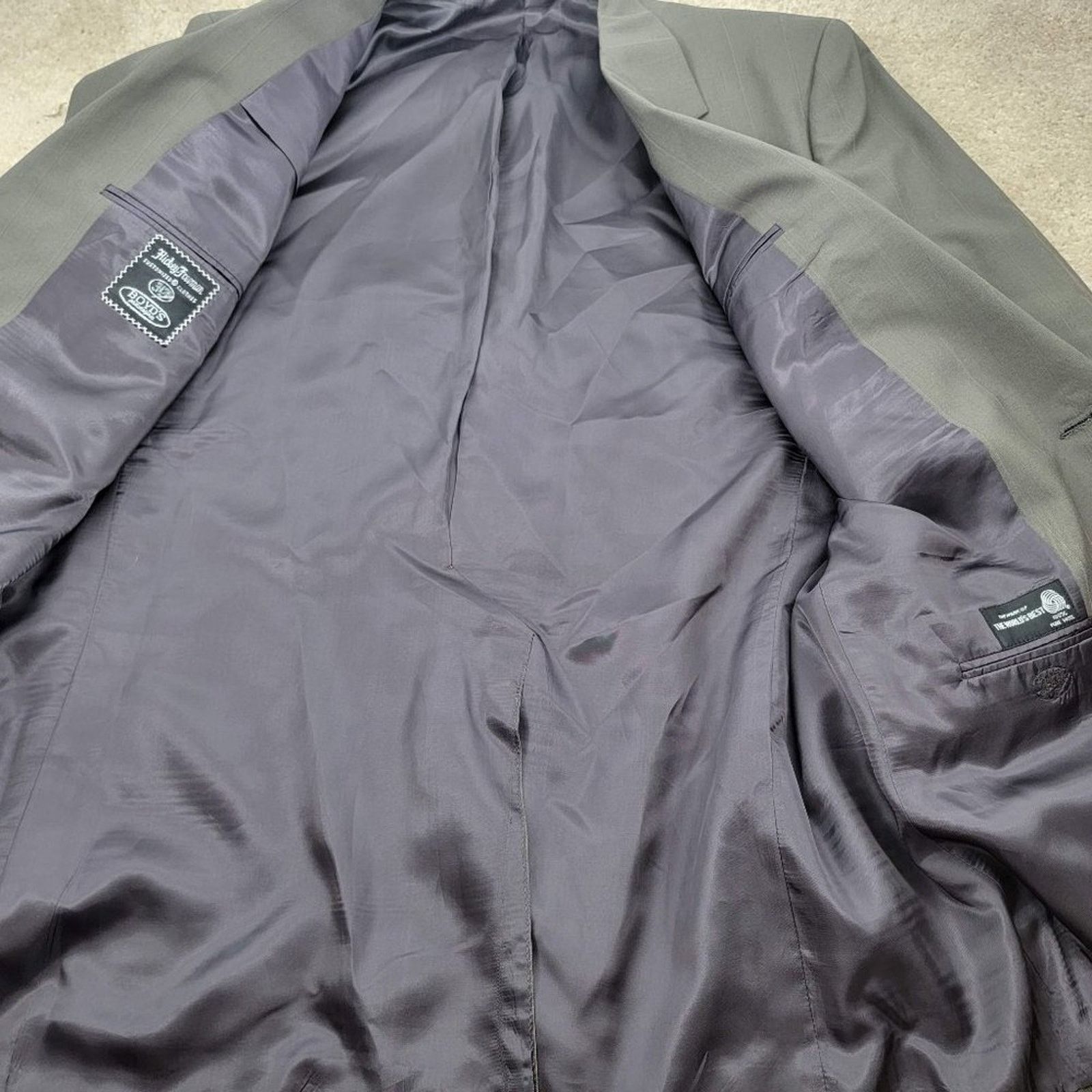 Hickey Freeman Hickey Freeman Boardroom Blazer Union Made Wool Lined 43L Size 42L - 5 Thumbnail