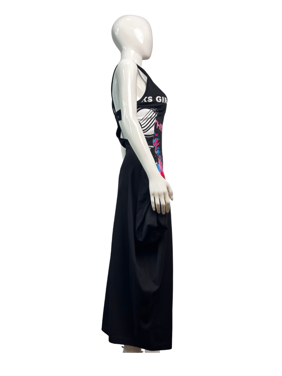 Stella McCartney Stella McCartney Graphic Print Open-Back Dress Size XS / US 0-2 / IT 36-38 - 2 Thumbnail