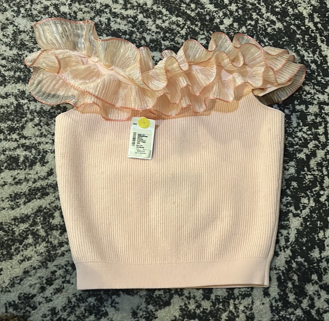Alexander McQueen Alexander McQueen Tint Pink Off Shoulder Top Size S Size S / US 4 / IT 40 - 3 Thumbnail