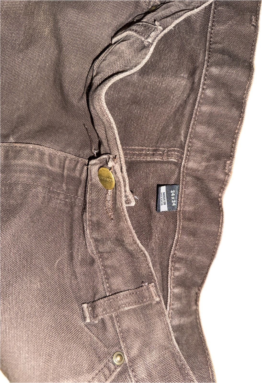 Carhartt Vintage Carhartt Brown Double Knee Pants Size US 34 / EU 50 - 4 Thumbnail