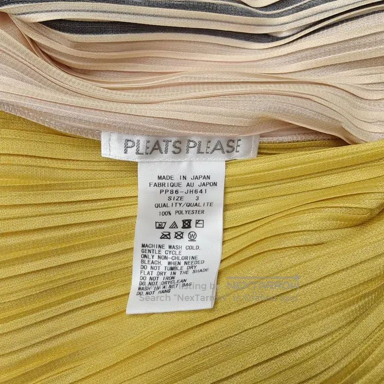 Issey Miyake Issey Miyake Yellow Dress Size L / US 10 / IT 46 - 3 Thumbnail