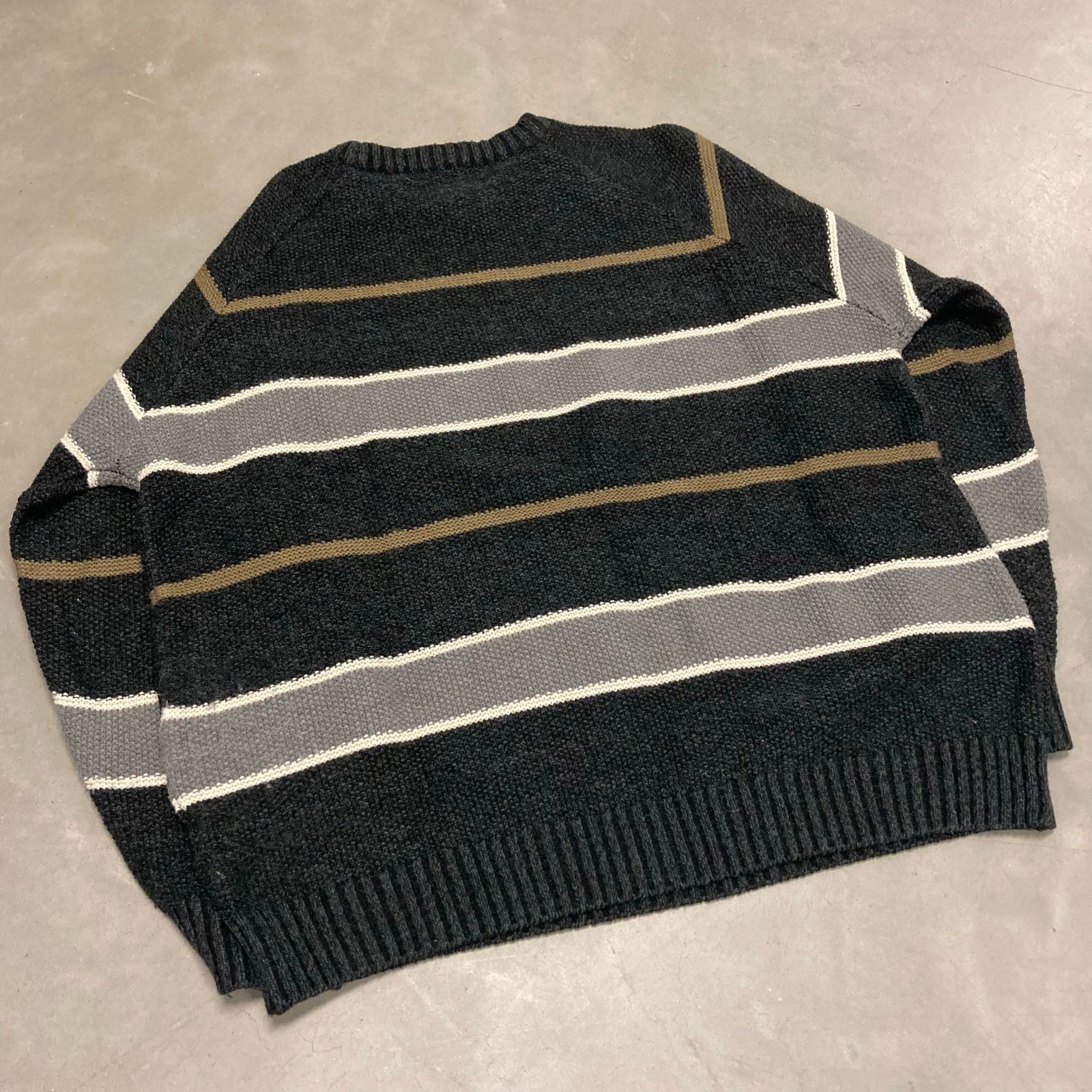 Vintage vintage striped sweater Size US M / EU 48-50 / 2 - 2 Thumbnail