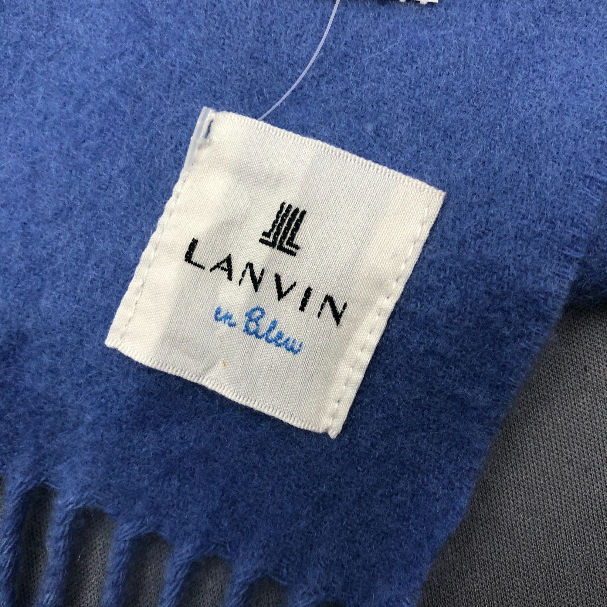 Lanvin Vintage Lanvin Scarf Muffler Cashmere Winter Scarves Size ONE SIZE - 5 Thumbnail