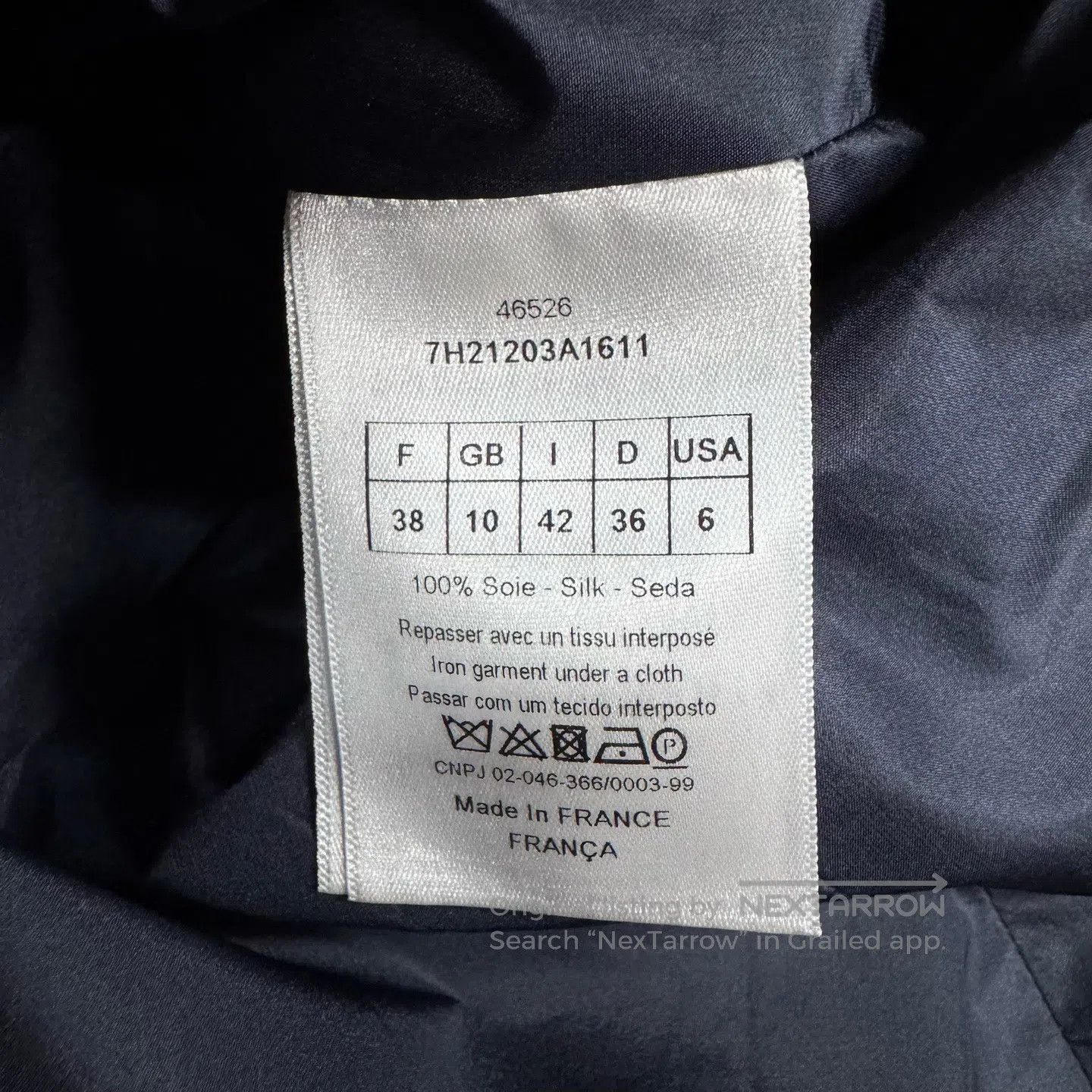Dior Dior Single-row buttoned silk suit jacket| Size M / US 6-8 / IT 42-44 - 6 Thumbnail