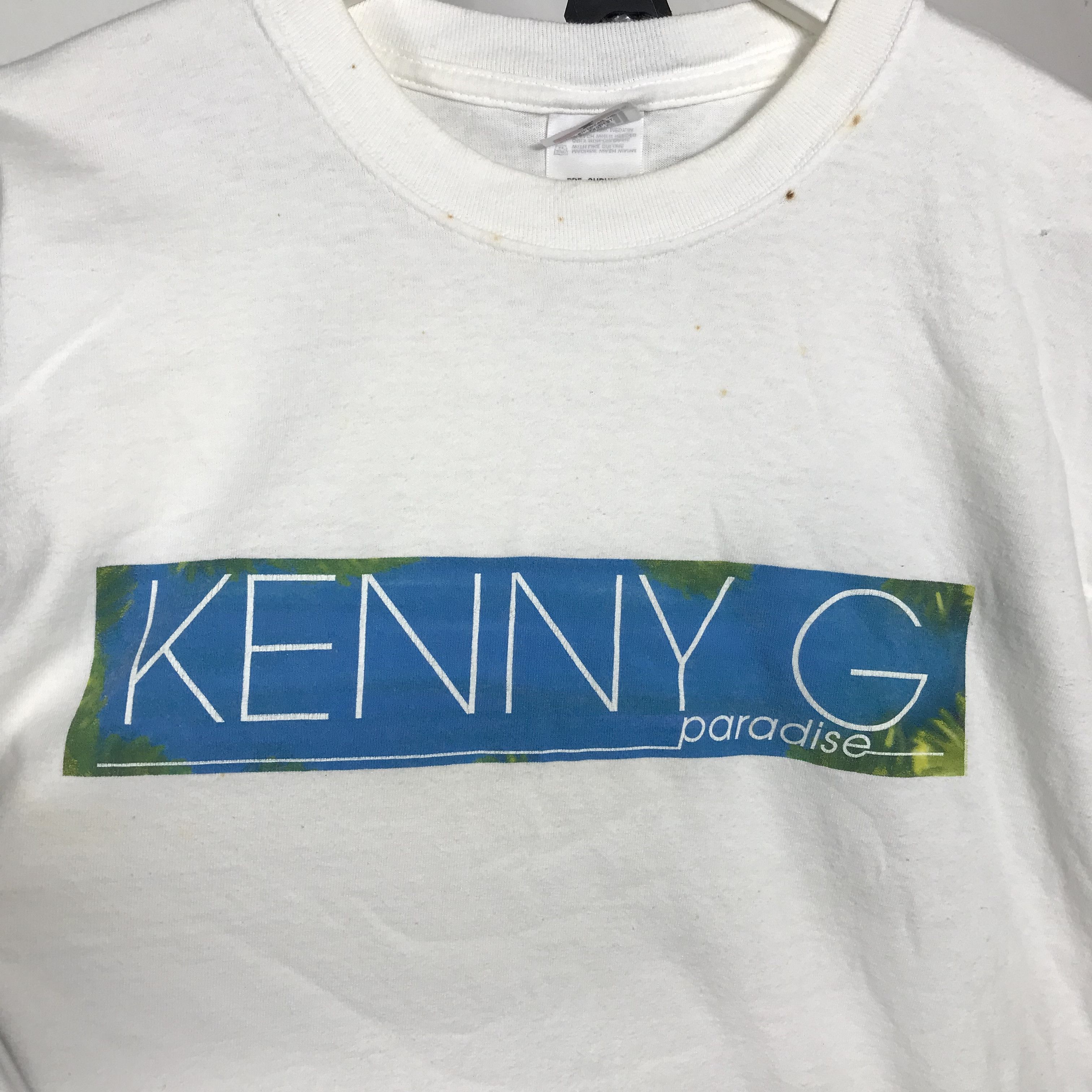 Jazz Cartier Vintage 90S Kenny G : PARADISE BAND JAZZ MUSIC SHIRT Size US L / EU 52-54 / 3 - 3 Thumbnail
