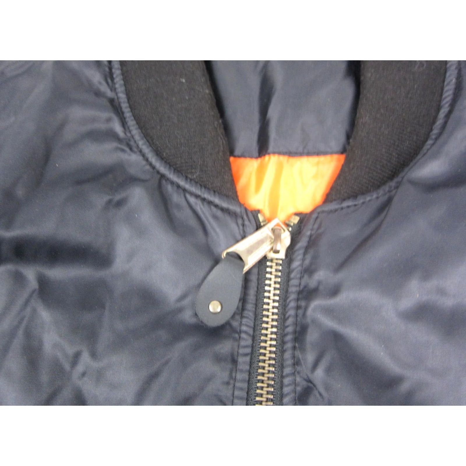 Vintage VINTAGE Bomber Jacket Men XL Blue Orange Reversible Full Zip Flight Size US XL / EU 56 / 4 - 6 Thumbnail