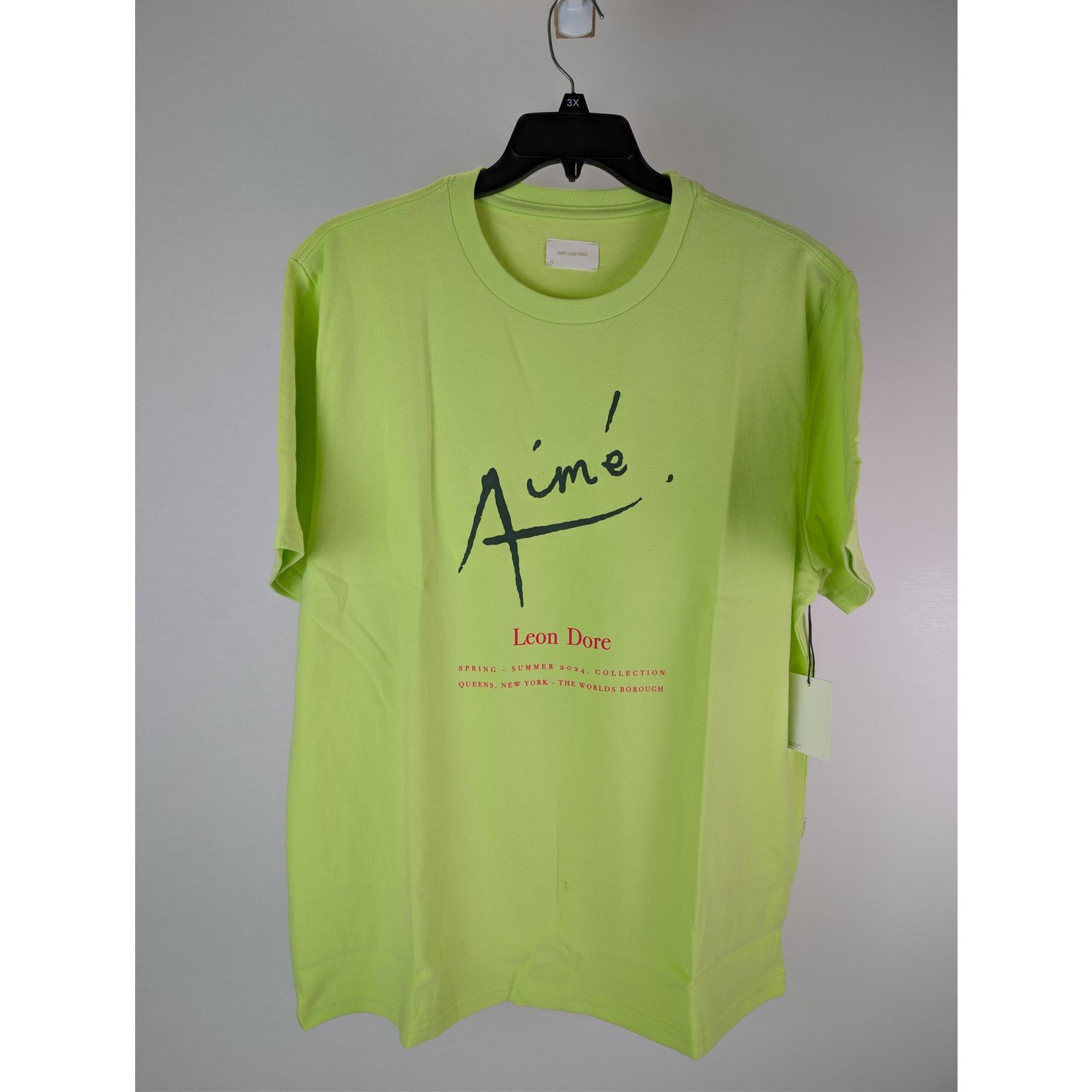 Aime Leon Dore o1rshd1 SS Signature Tee T-Shirt in Sharp Green Size US XL / EU 56 / 4 - 2 Thumbnail