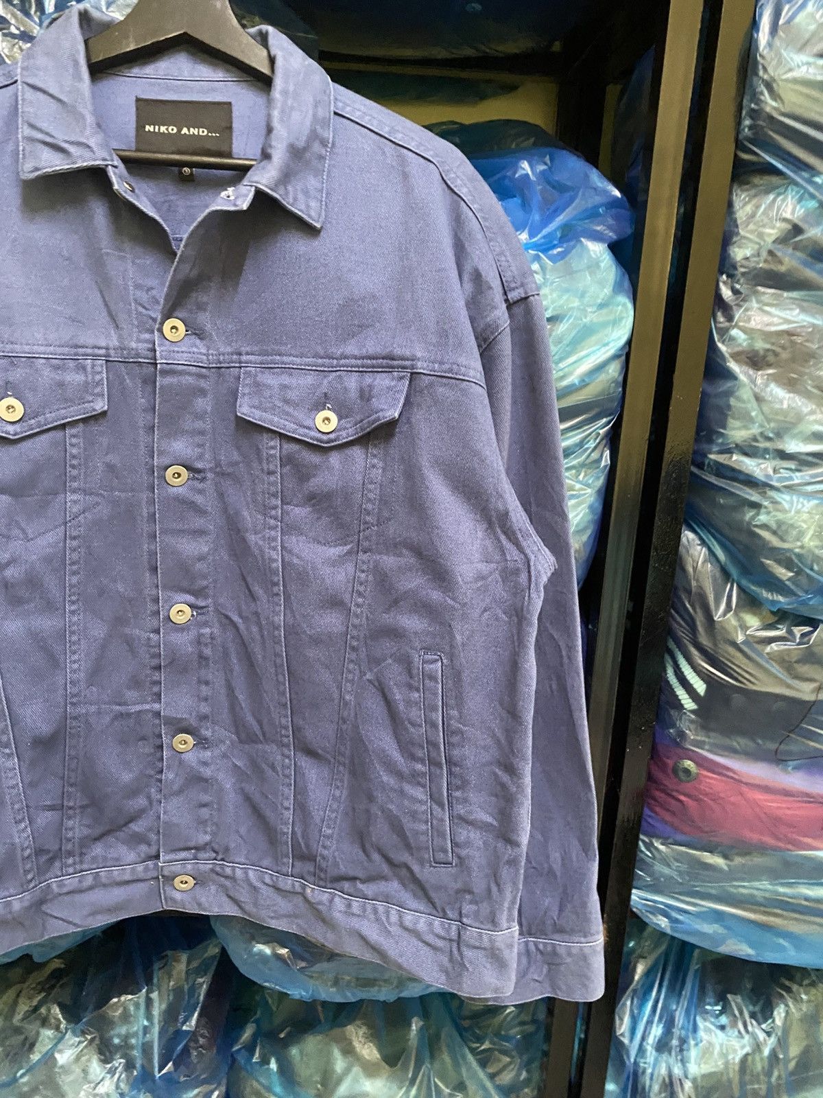 Japanese Brand NIKO AND TRUCKER JACKET Size US L / EU 52-54 / 3 - 4 Thumbnail