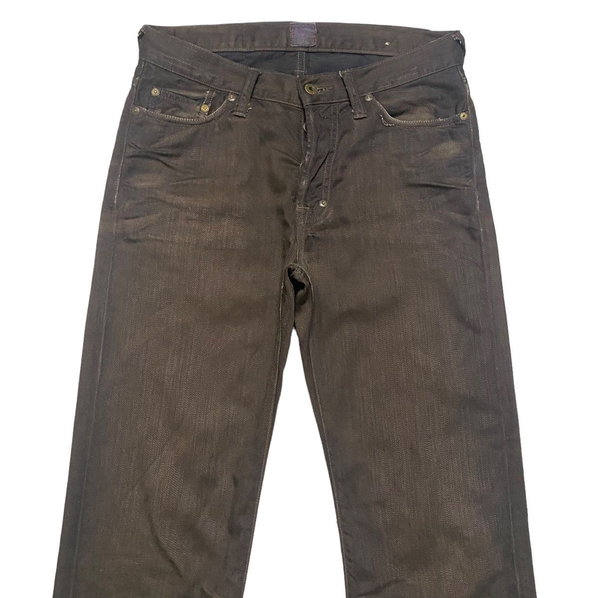 Prps PRPS Denim Coated Distressed Jeans Size US 29 - 3 Thumbnail