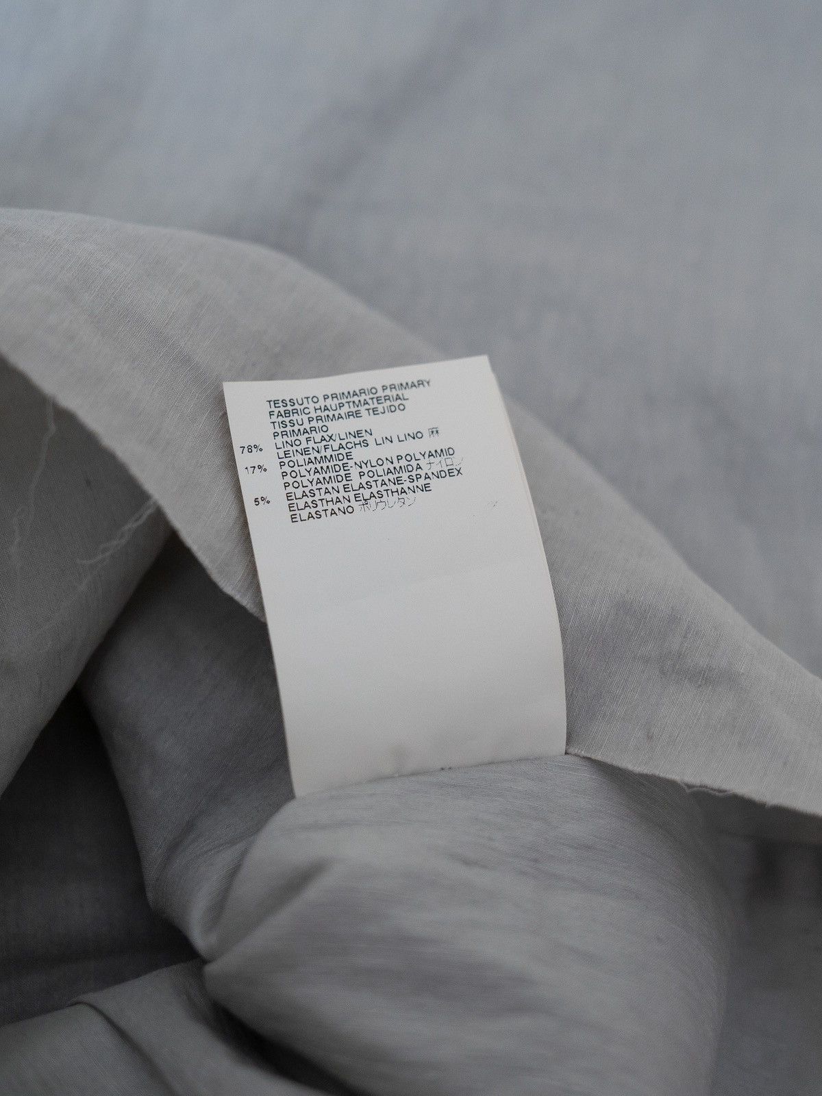 Maison Margiela Margiela | SS2012 Gray Stretch Top Size XS / US 0-2 / IT 36-38 - 12 Thumbnail