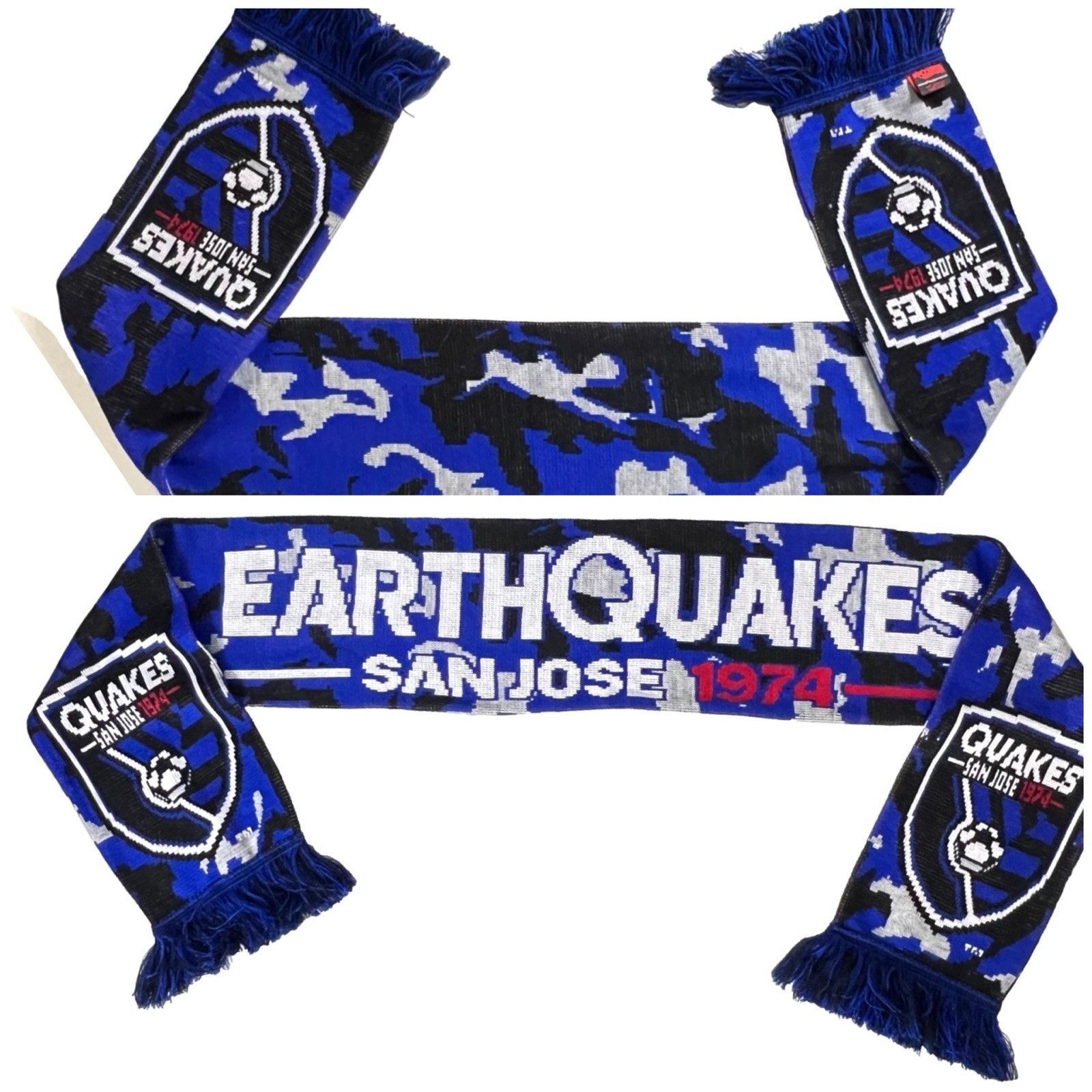 Other San Jose Earthquakes Reversible Camo Scarf 1974 Ruffneck UK Size ONE SIZE - 1 Thumbnail