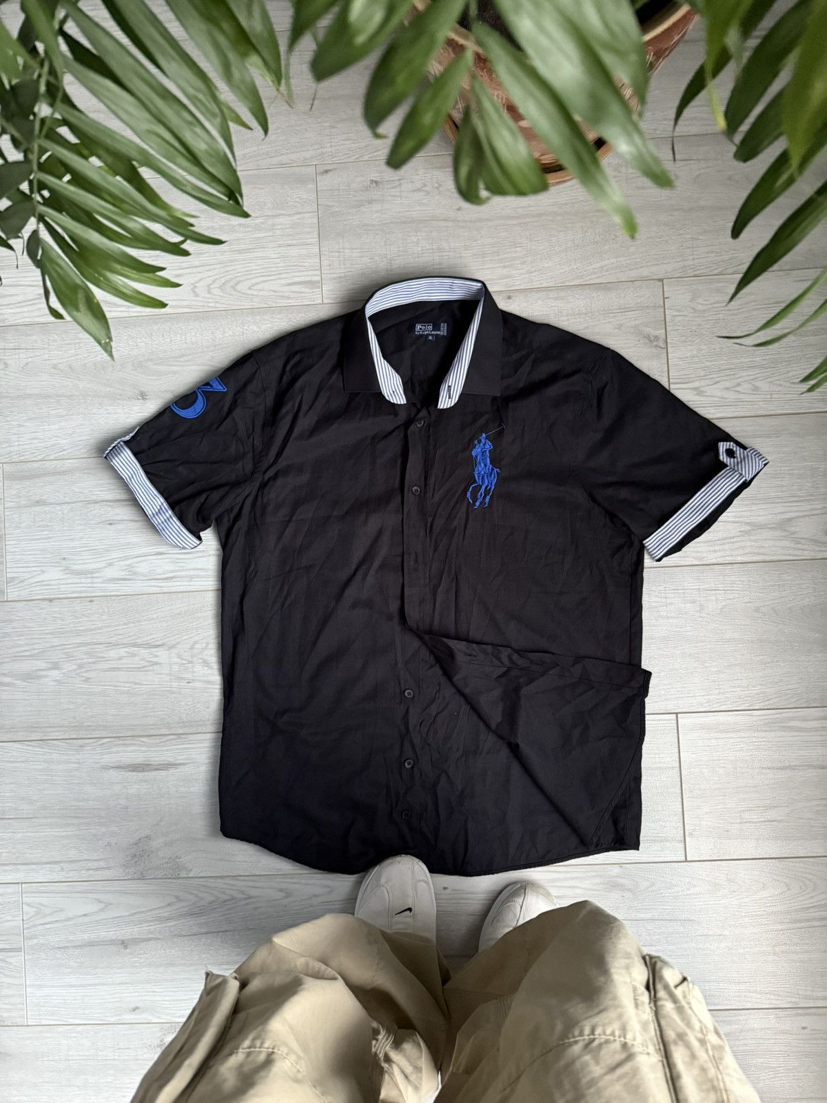 Polo Ralph Lauren × Vintage Vintage Polo Ralph Lauren rare shirt made in USA Size US XL / EU 56 / 4 - 1 Thumbnail