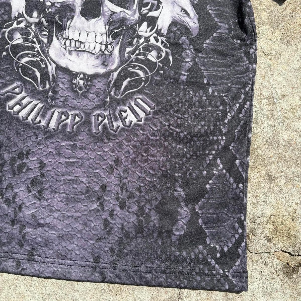 Philipp Plein Philipp Plein Skull Wings All Over Print Tee Size US S / EU 44-46 / 1 - 9 Thumbnail