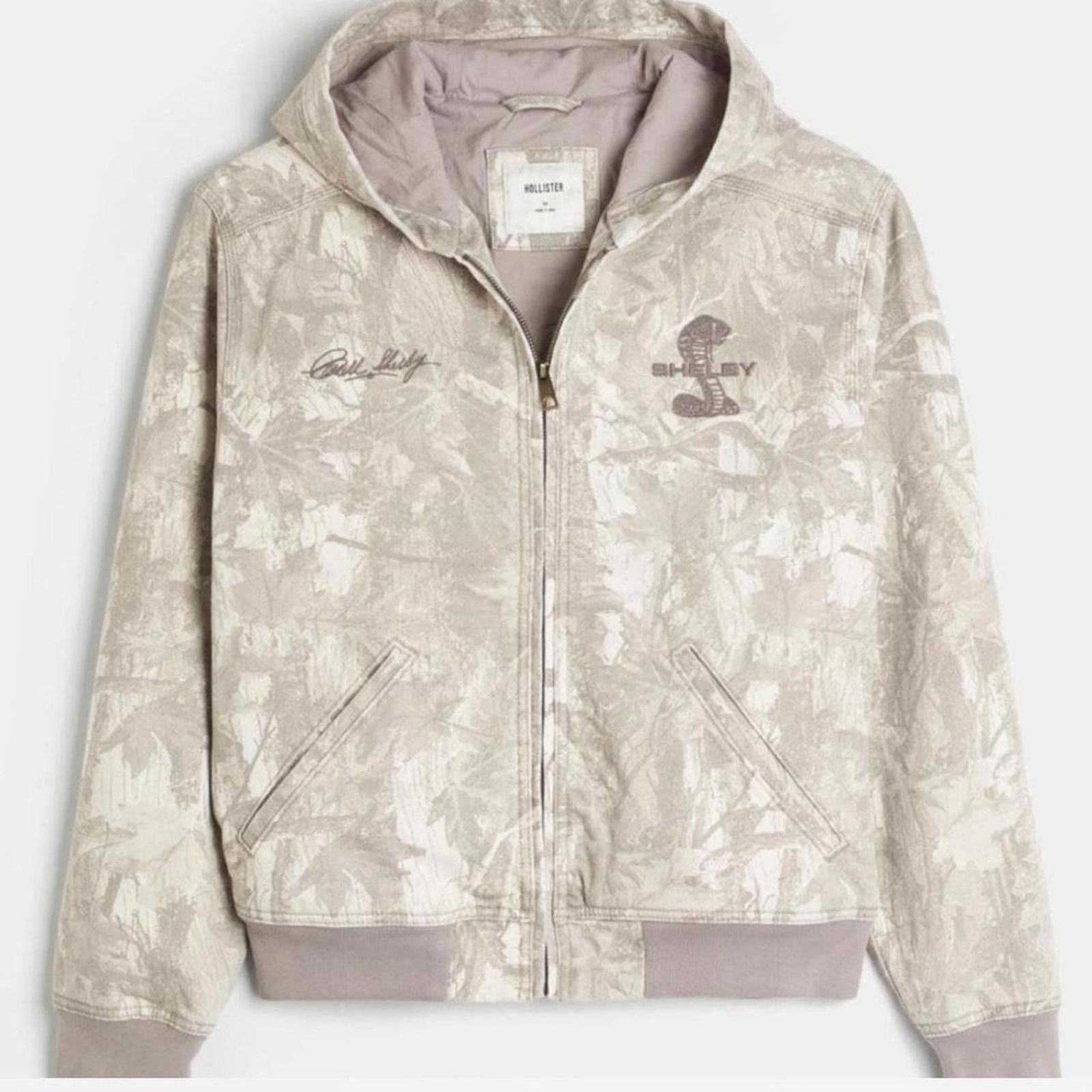 Shelby graphic zip up hoodie jacket