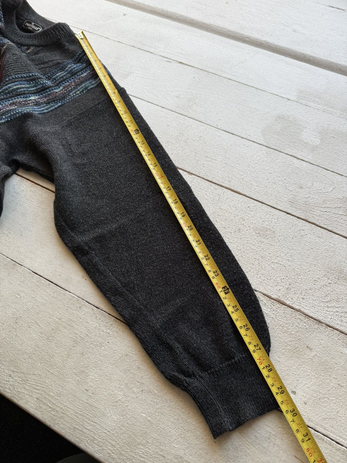 Piattelli Vintage 90s Piattelli Roma Italian Retro Wool Knit Sweater Size US L / EU 52-54 / 3 - 13 Thumbnail