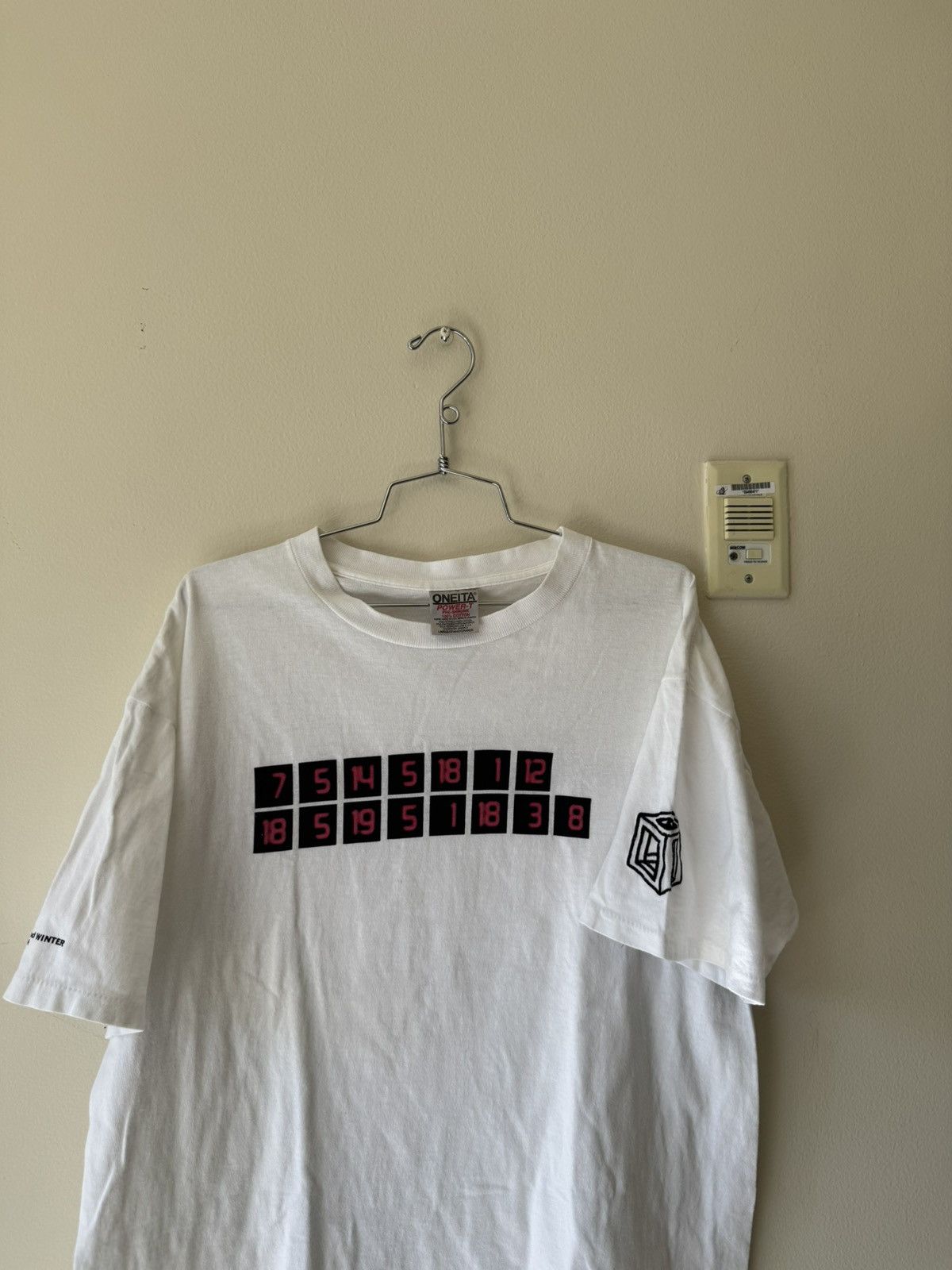 General Research A/W 1996 General Research Numbers T-Shirt Size US L / EU 52-54 / 3 - 8 Thumbnail