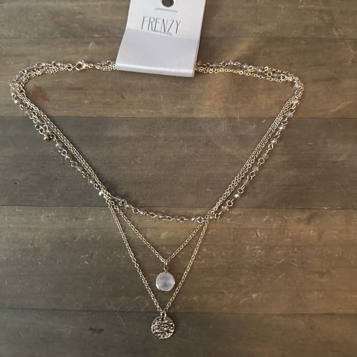 Other Frenzy gold tone layered multi chain necklace Size ONE SIZE - 2 Thumbnail