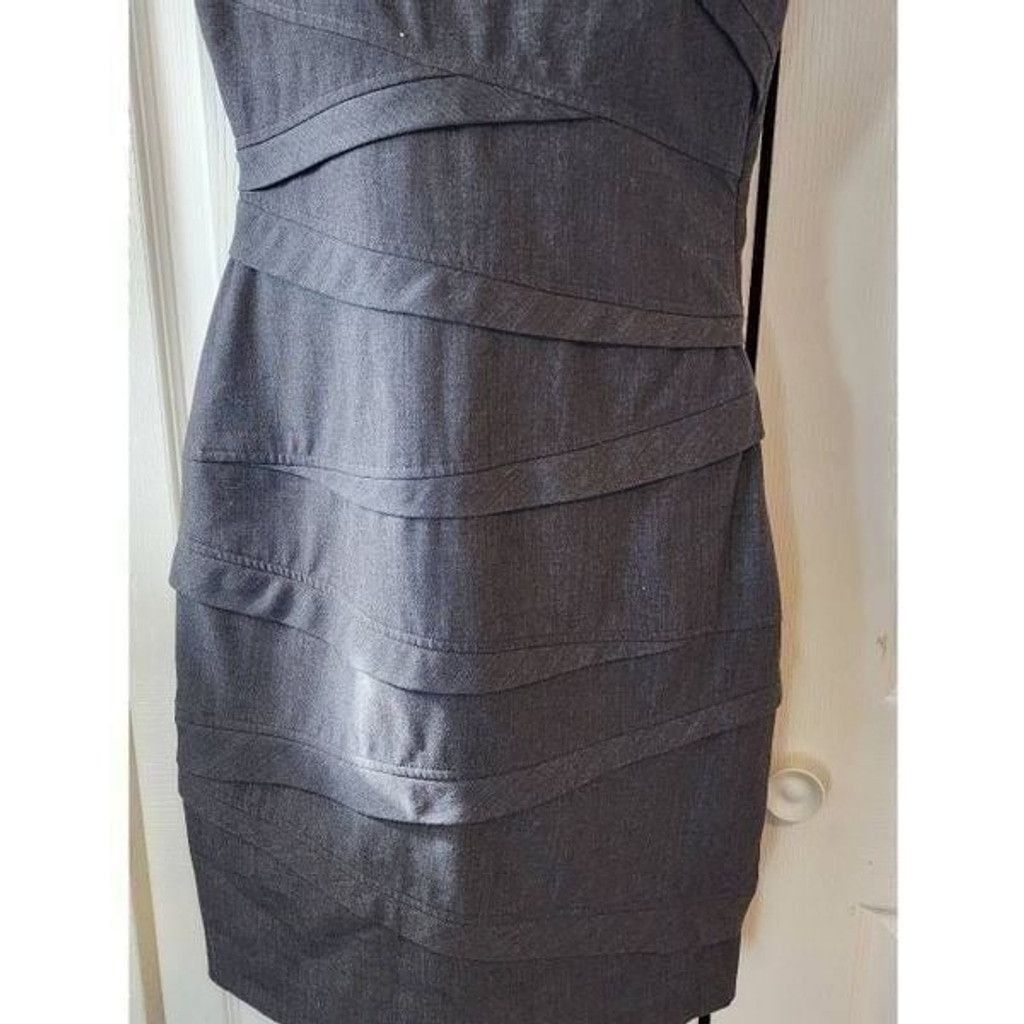 Calvin Klein Calvin Klein Gray Dress Size XS / US 0-2 / IT 36-38 - 3 Thumbnail