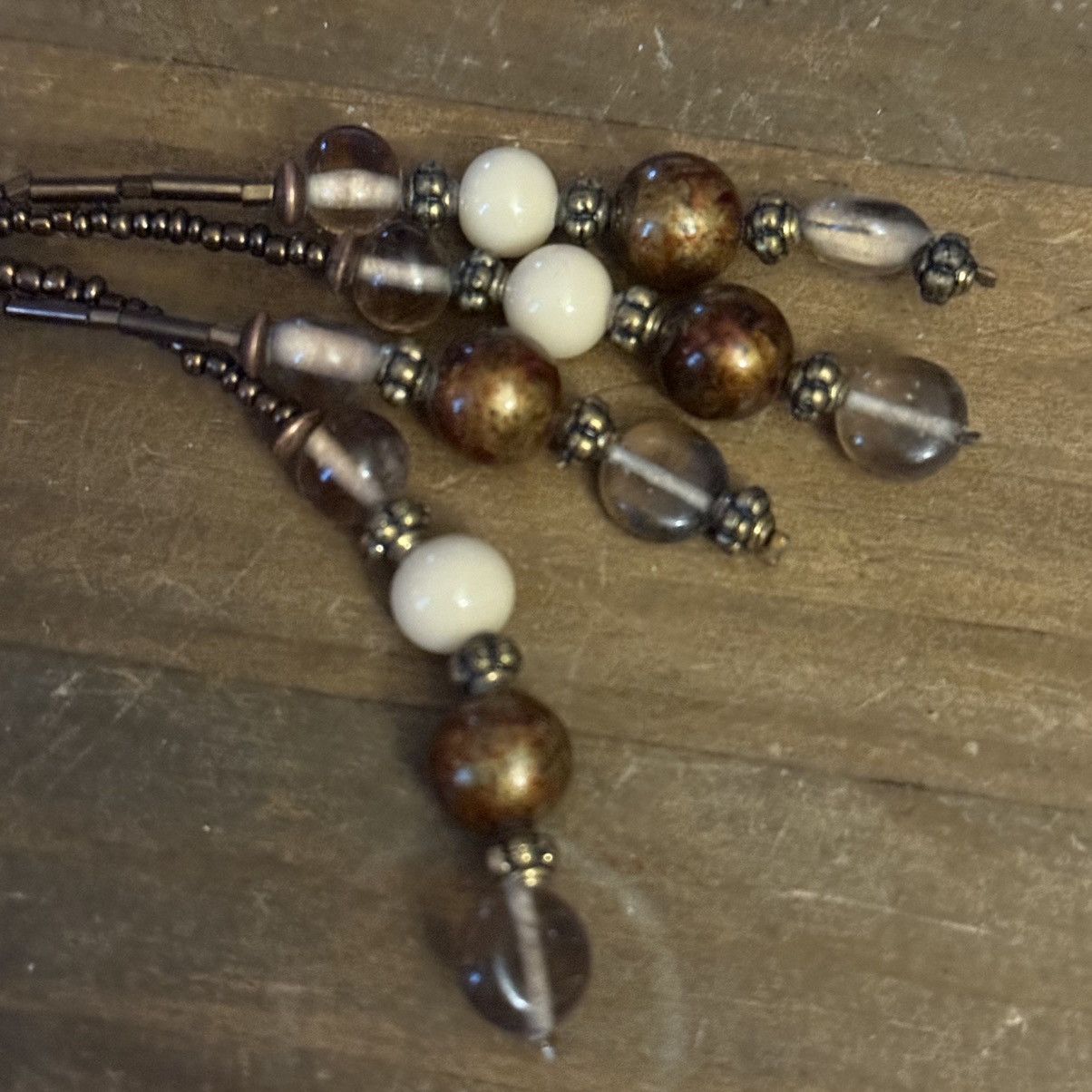 Other Double strand beaded Y tassel necklace Size ONE SIZE - 4 Thumbnail