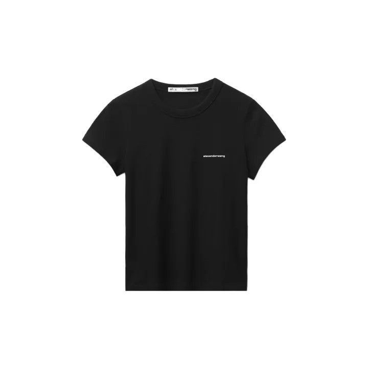 Alexander Wang Alexander Wang Logo Print Crew Neck T-Shirt - Size XL / US 12-14 / IT 48-50 - 1 Thumbnail