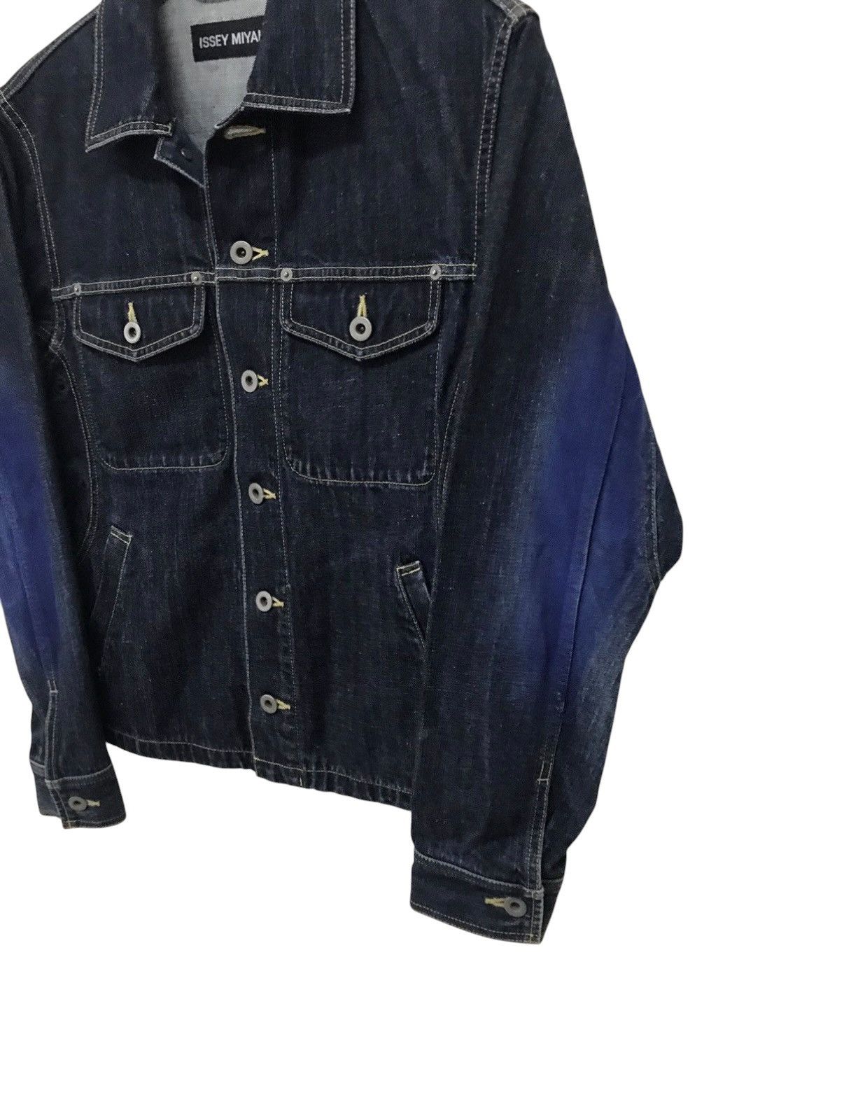 Issey Miyake ISSEY MIYAKE PAINTED DENIM JACKET RARE Size US M / EU 48-50 / 2 - 3 Thumbnail