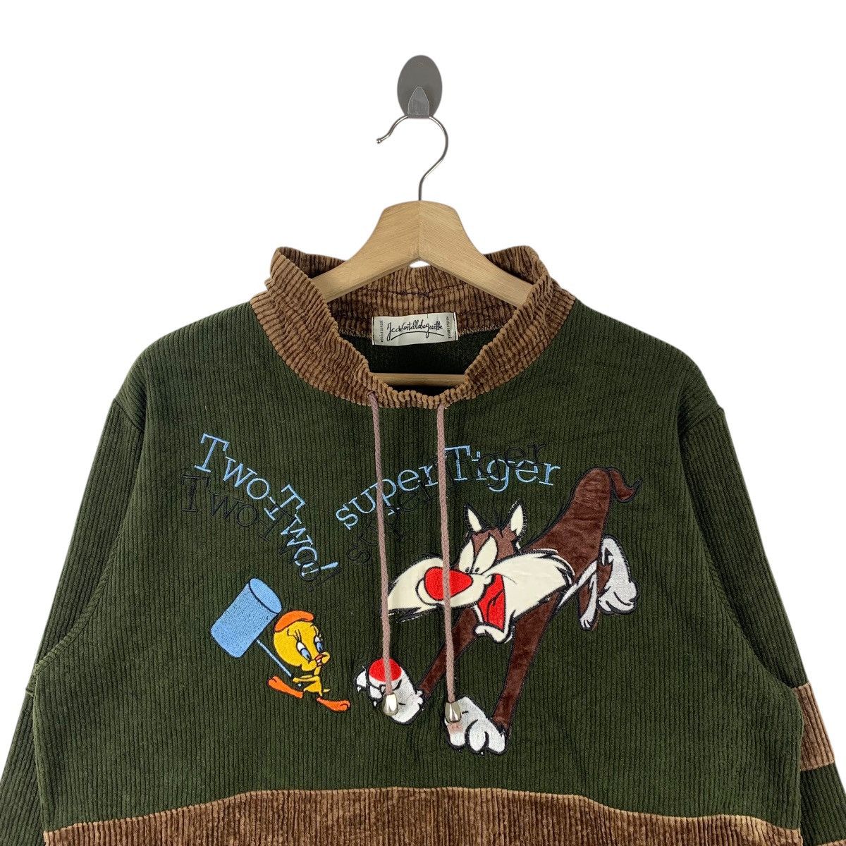 Vintage Vintage JC CASTELBAJAC Looney Tunes Cartoon Pullover Jumper Size US L / EU 52-54 / 3 - 3 Thumbnail