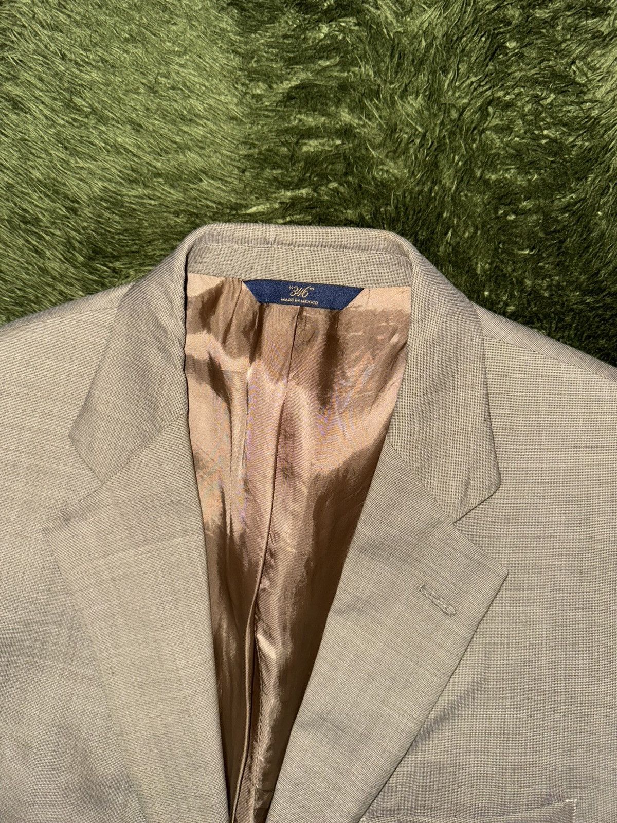 Brooks Brothers [42R] Brooks Brothers USA 346 Stretch Blazer Beige Size 42R - 3 Thumbnail