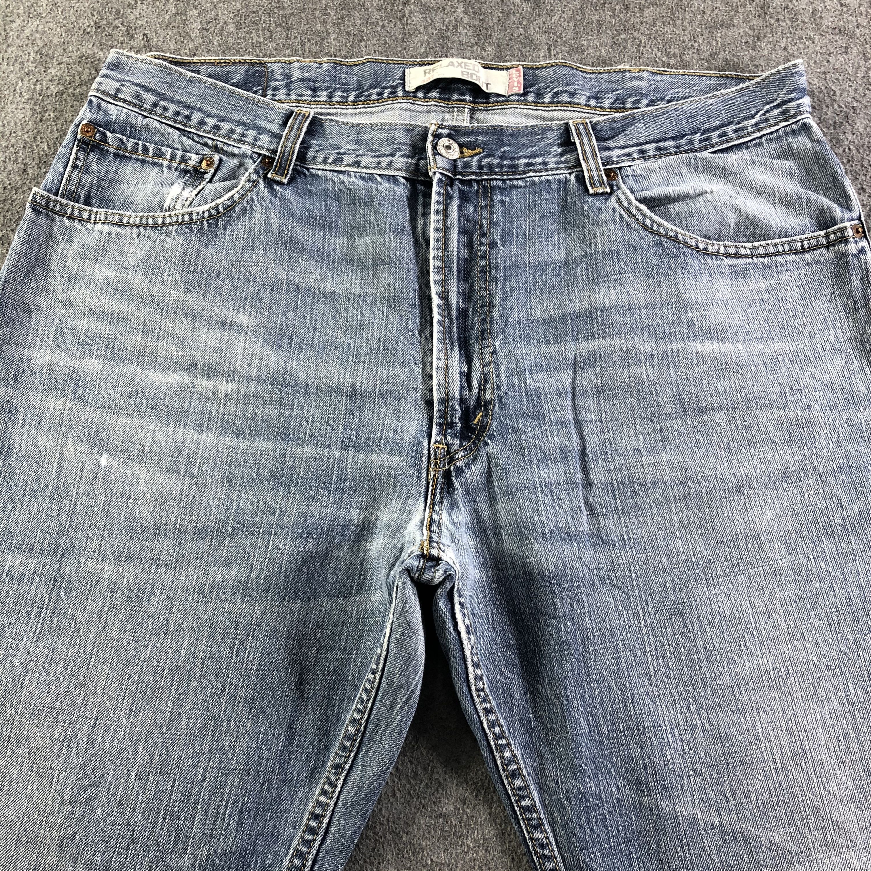 Levi's Vintage Blue Wash Levis 557 Jeans-J3383 Size US 39 - 3 Thumbnail
