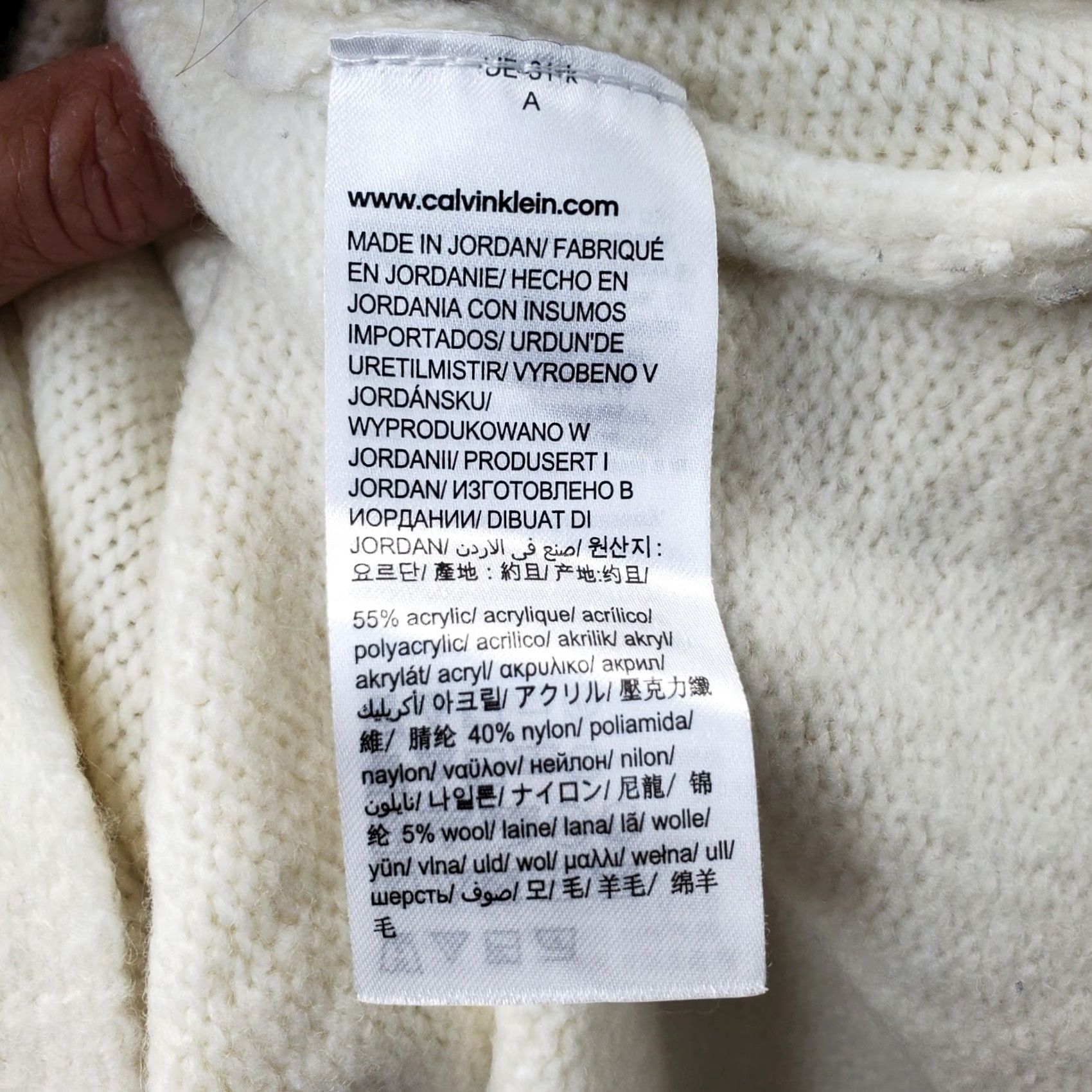 Calvin Klein Calvin Klein Sweater Womens XL Raglan Sleeve Turtle Neck Knit Tan High Low Shirt Size XL / US 12-14 / IT 48-50 - 5 Thumbnail