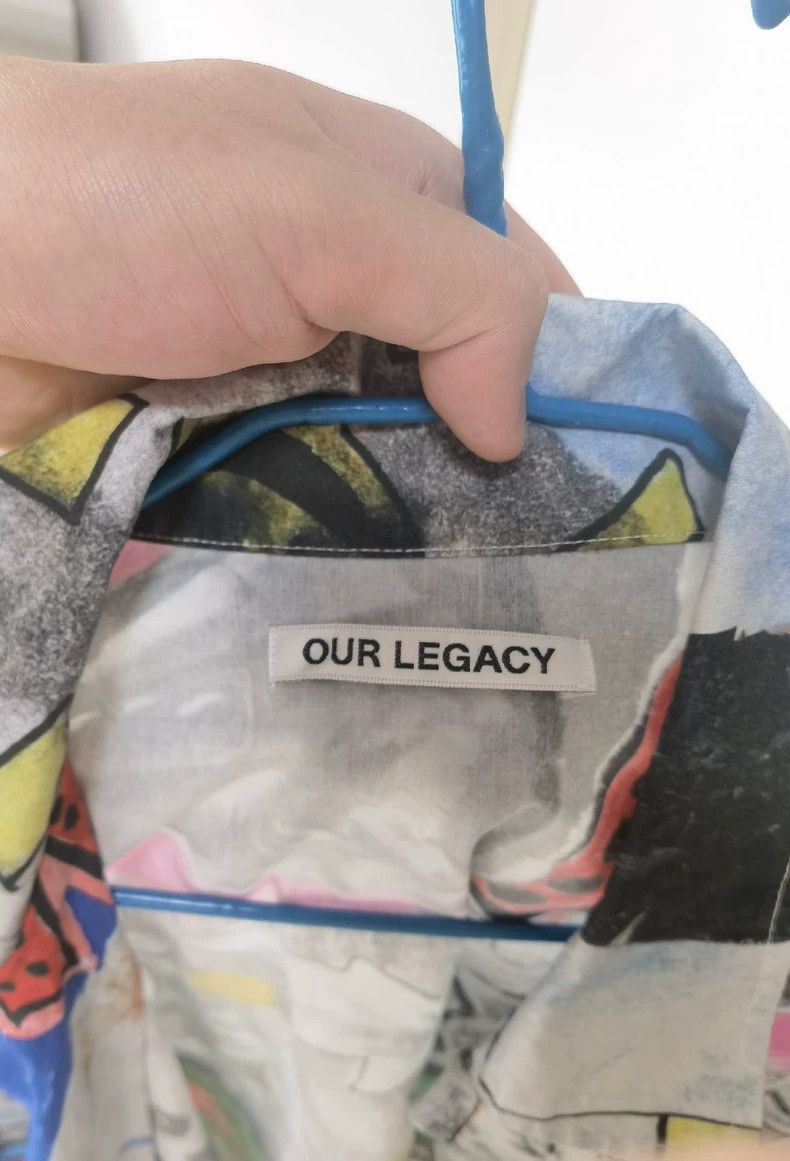 Our Legacy Our Legacy size52 Tattoo Death God Ghost Hawaii shirt Size US L / EU 52-54 / 3 - 3 Thumbnail