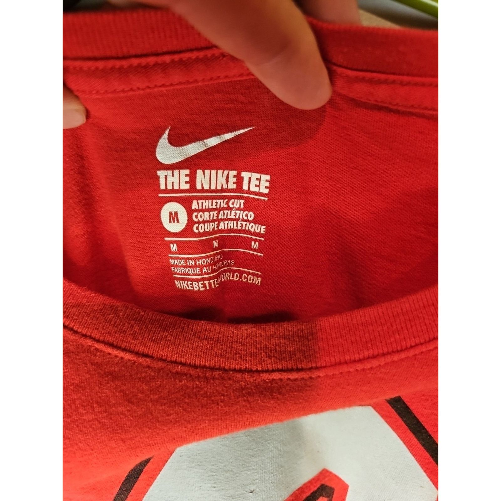 Nike The NIKE Tee Red T-Shirt Sz M Ohio State University Buckeyes Size US M / EU 48-50 / 2 - 6 Thumbnail