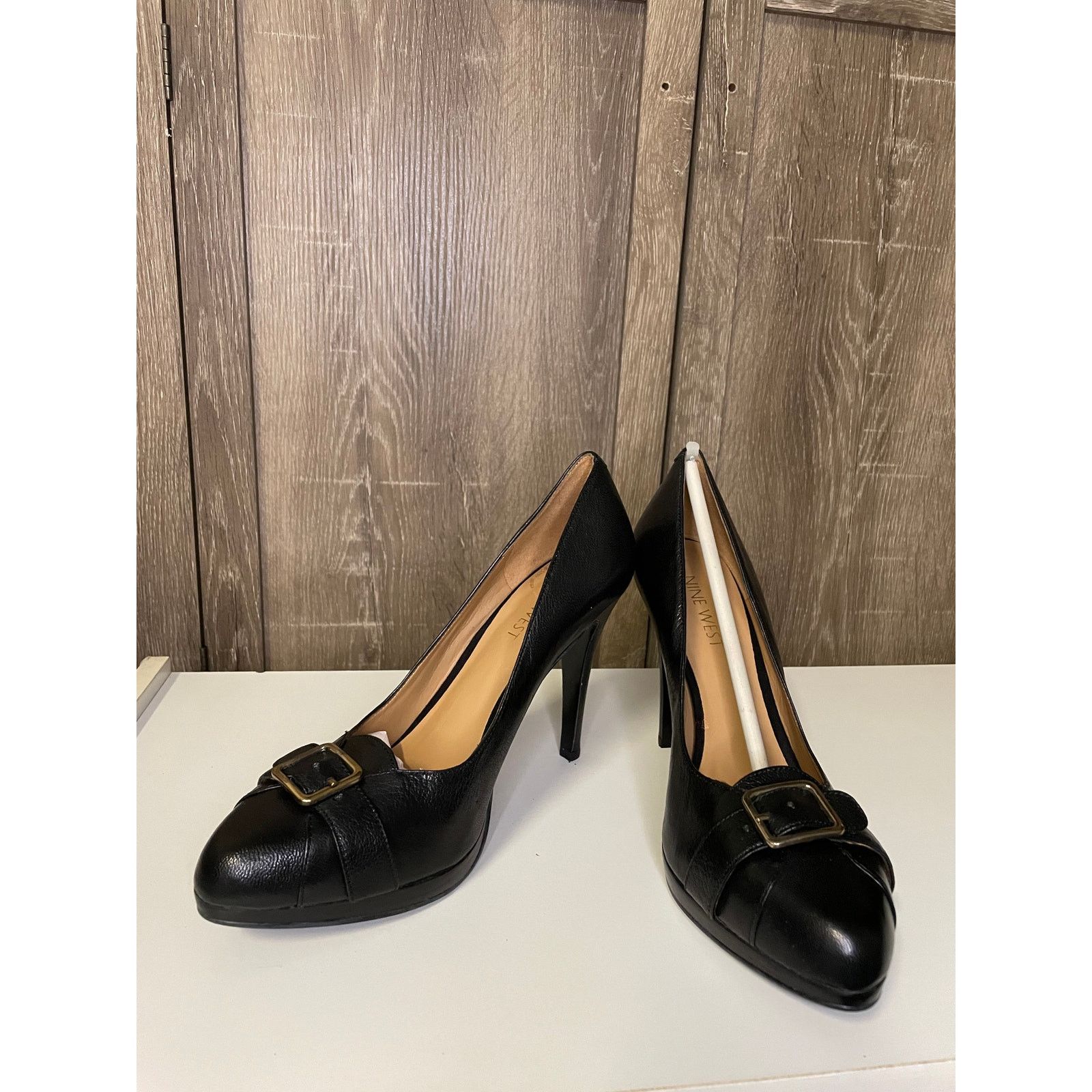 Nine West Nine West Black Buckle Heels Size 6 NWB Size US 6 / IT 36 - 1 Thumbnail