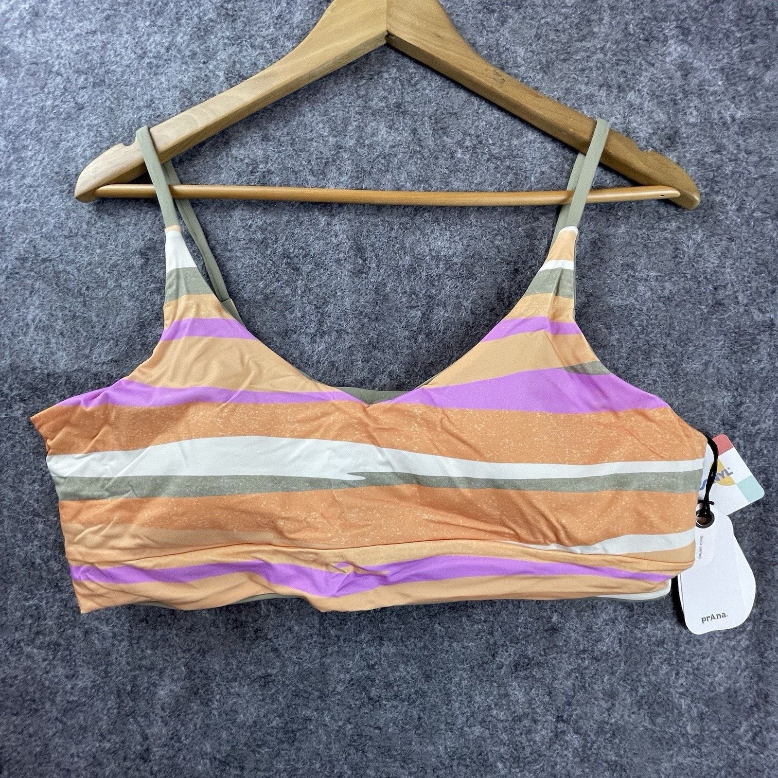 Prana Prana Bikini Top Womens XL Willow Falls Reversible Waves Size XL / US 12-14 / IT 48-50 - 3 Thumbnail