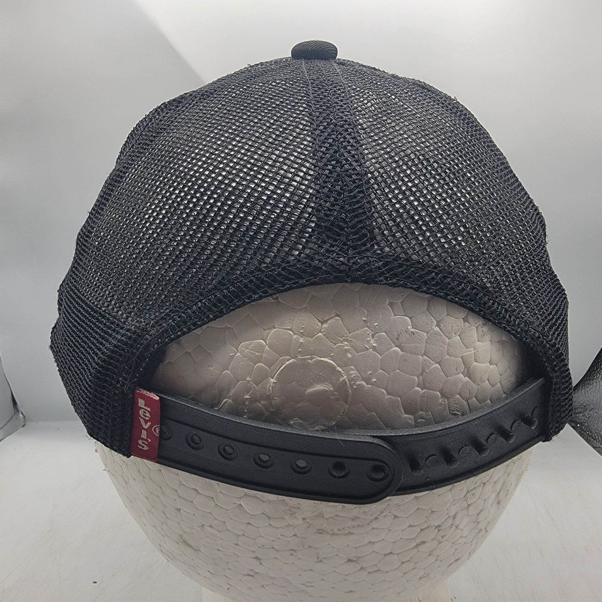 Levi's Levis Adults Black Trucker Hat Casual Adjustable Outdoors Li Size ONE SIZE - 3 Thumbnail