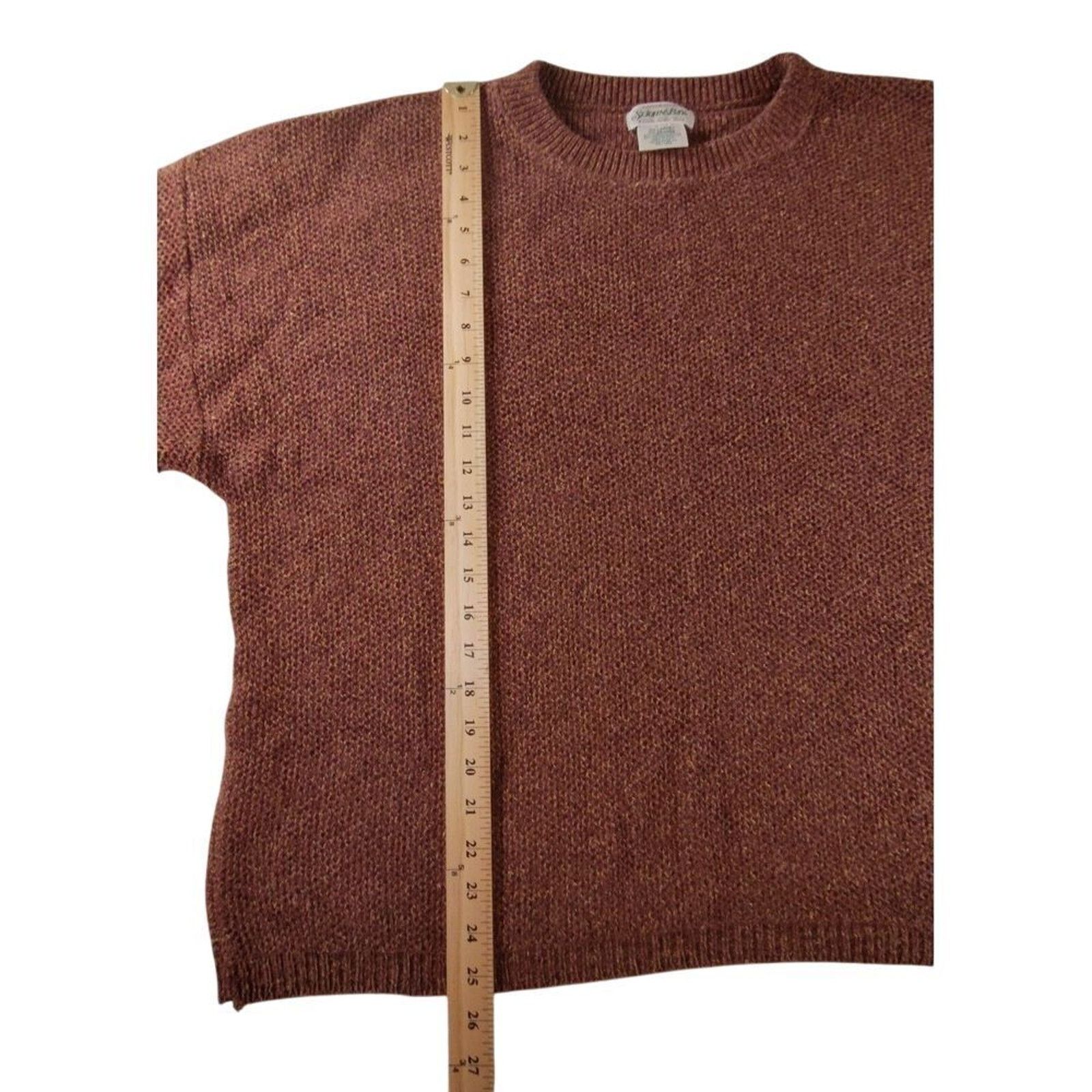 & Other Stories Vintage 90s St Johns Bay Sweater XXL Brown Grandpa Made USA Size US XXL / EU 58 / 5 - 3 Thumbnail