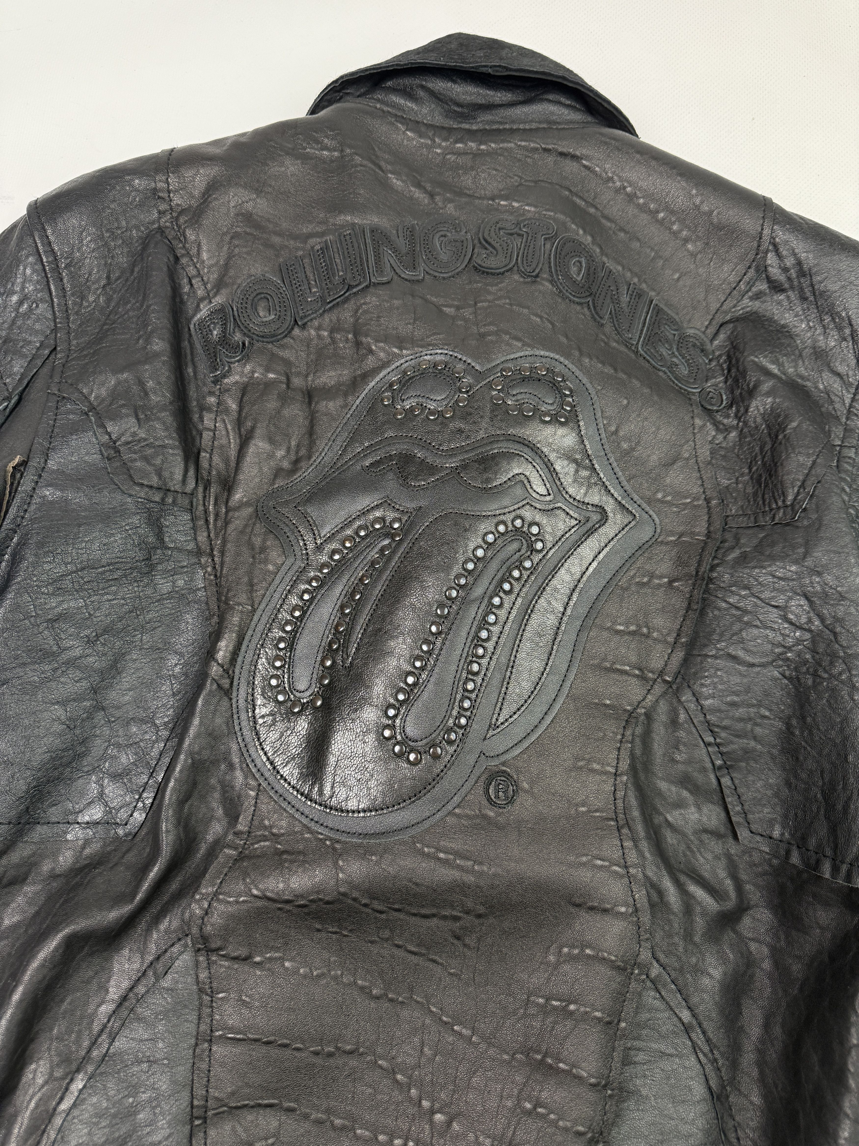 The Rolling Stones jack rose aw10 rolling stones distressed leather jacket Size US L / EU 52-54 / 3 - 6 Thumbnail