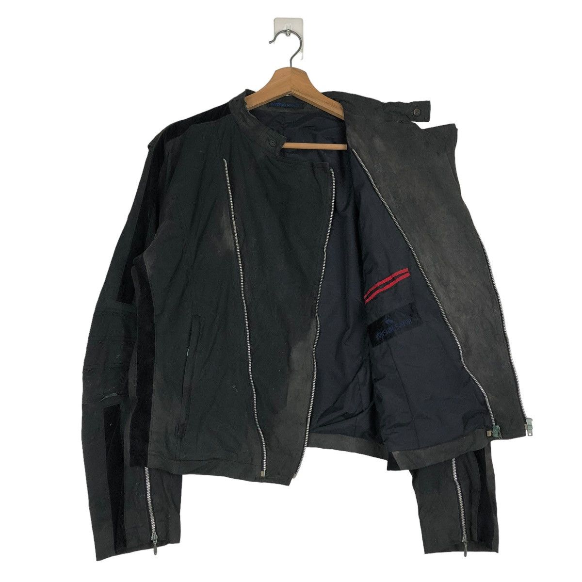 Japanese Brand 🔥VINTAGE CROPPED BIKER JACKET KOHSHIN SATOH JAPAN Size US M / EU 48-50 / 2 - 12 Thumbnail