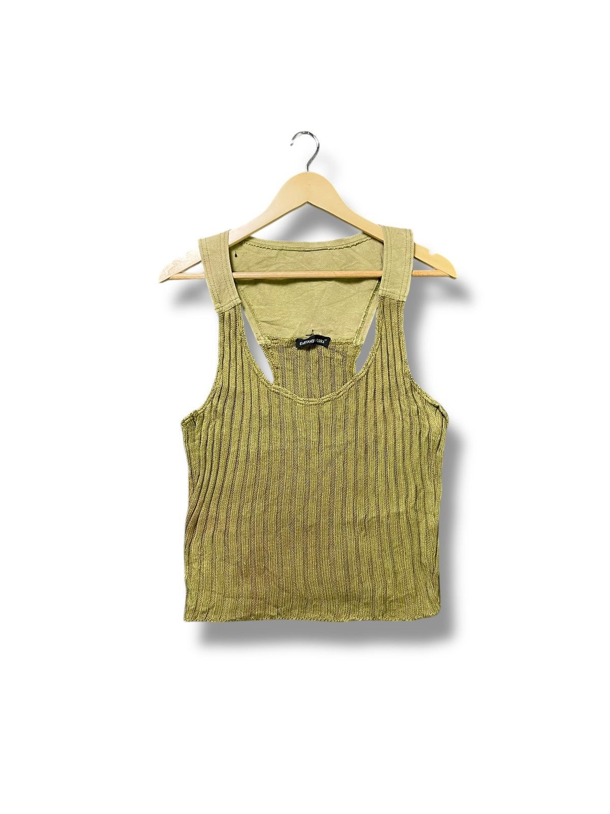 Designer × Japanese Brand × Vintage Gaetano Navarra Knitted Tank Top (43) Size S / US 4 / IT 40 - 1 Thumbnail