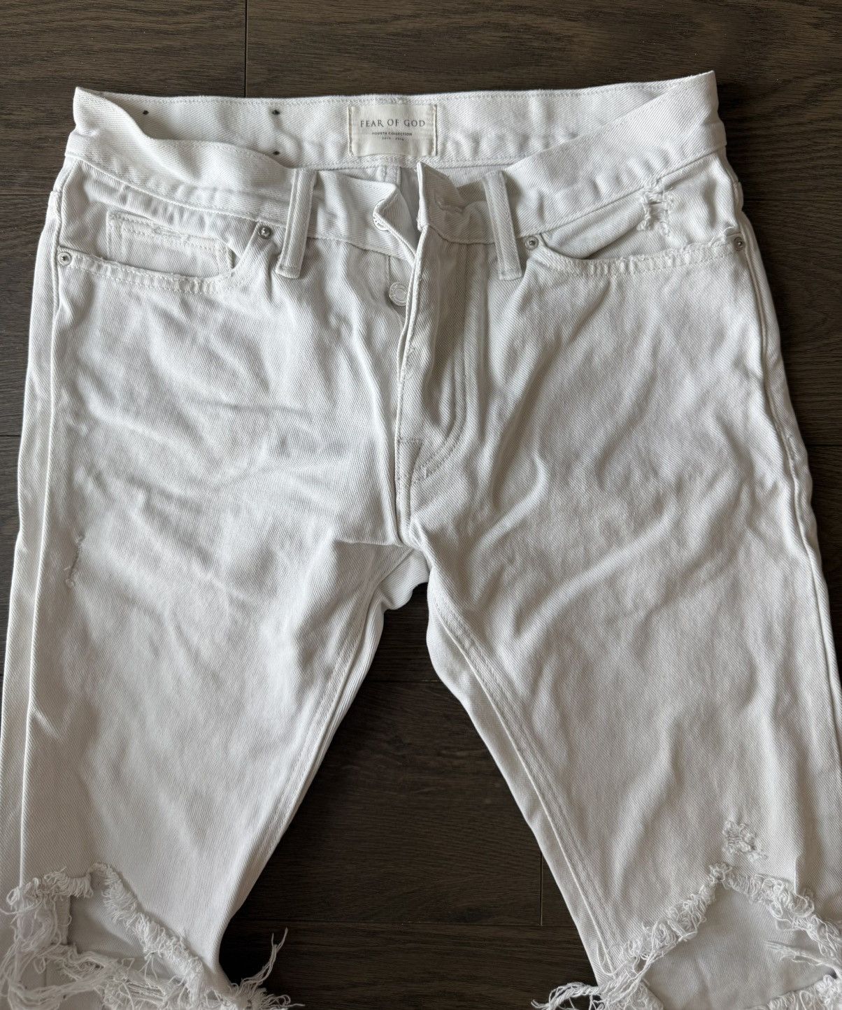 Fear of God Fear Of God Men Selvedge Jeans 29x32 White Fourth Collection Size US 29 - 13 Thumbnail