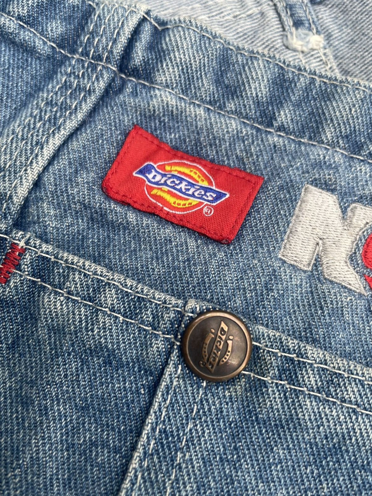 Dickies × Vintage Vintage Dickies Denim Overall Size US 42 / EU 58 - 13 Thumbnail