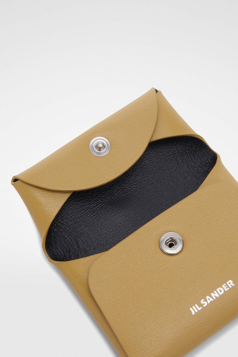 Jil Sander o1loc1c0426 Size:OS/Mini Coin Purse in Beige Size ONE SIZE - 4 Thumbnail